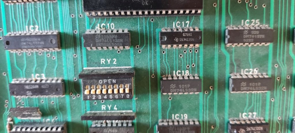 main PCB component side detail 4