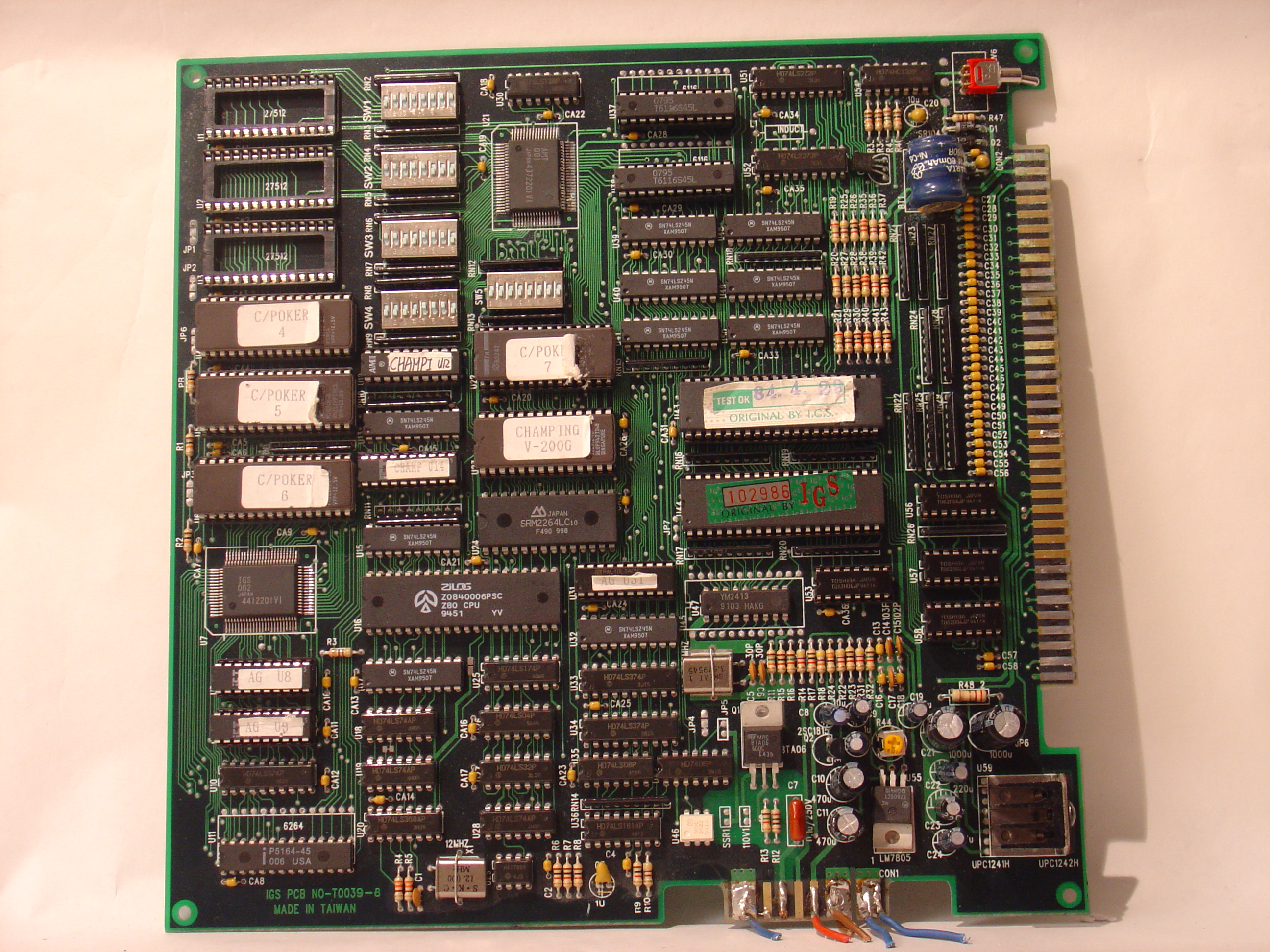 PCB component side