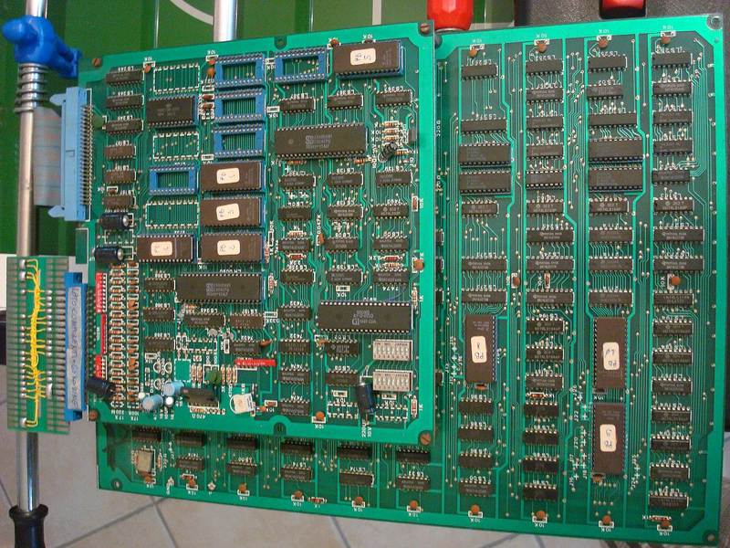 assembled PCB component side