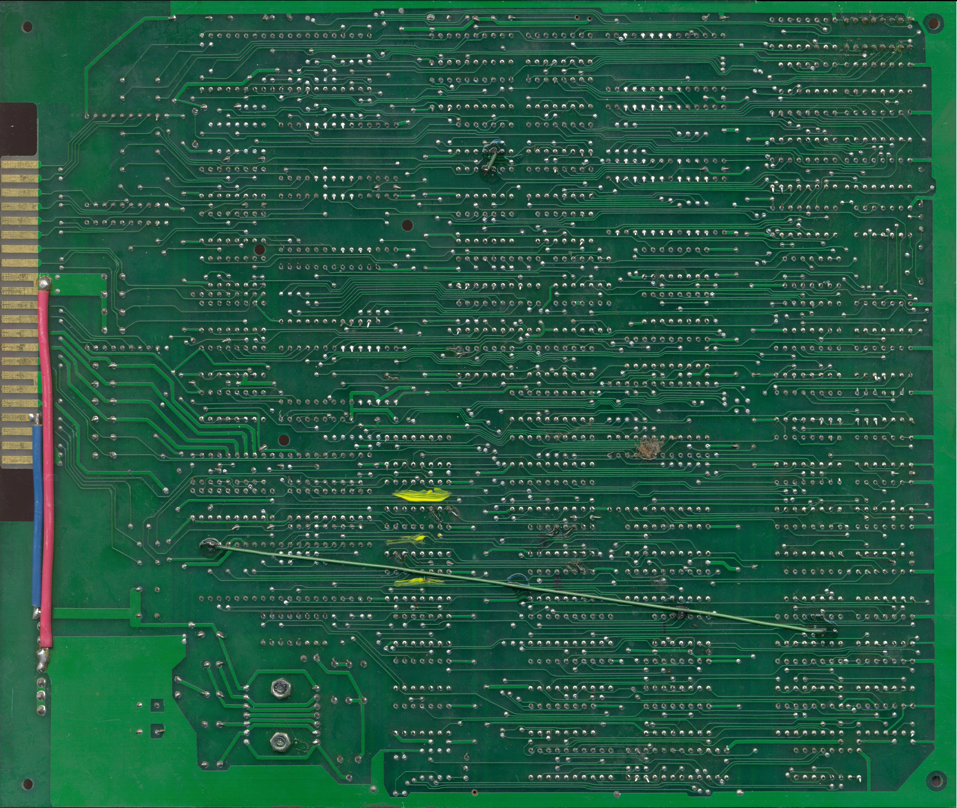 main PCB solder side