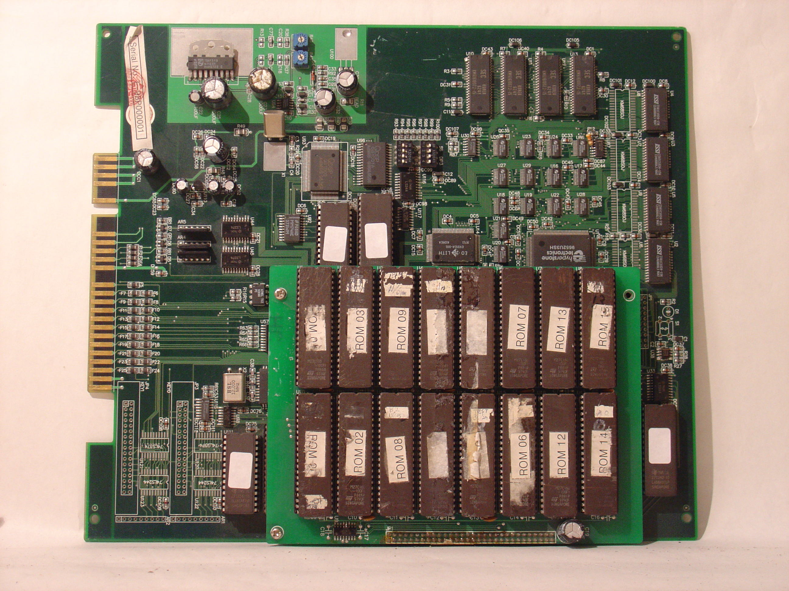 assembled PCB component side