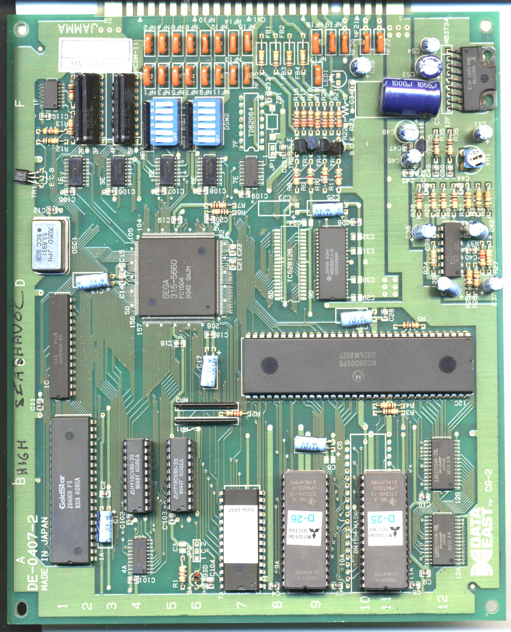 1st PCB component side 2
