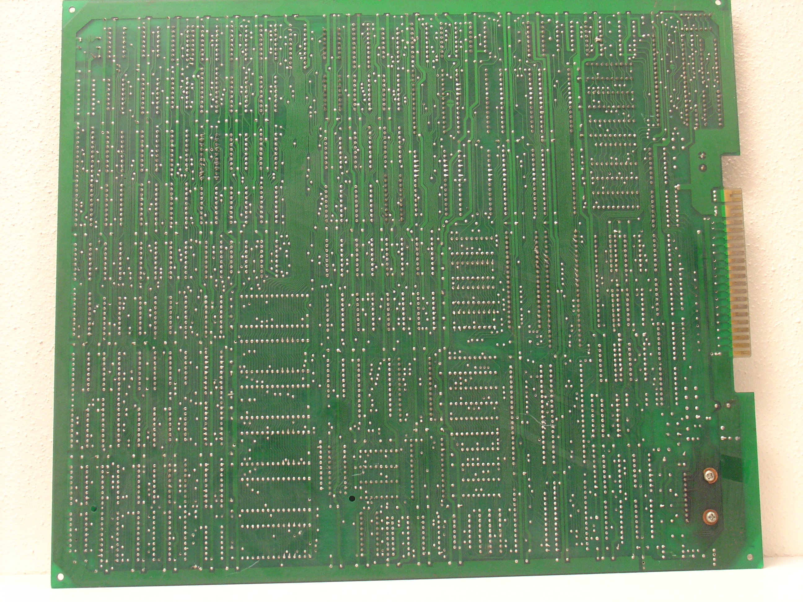 main PCB solder side