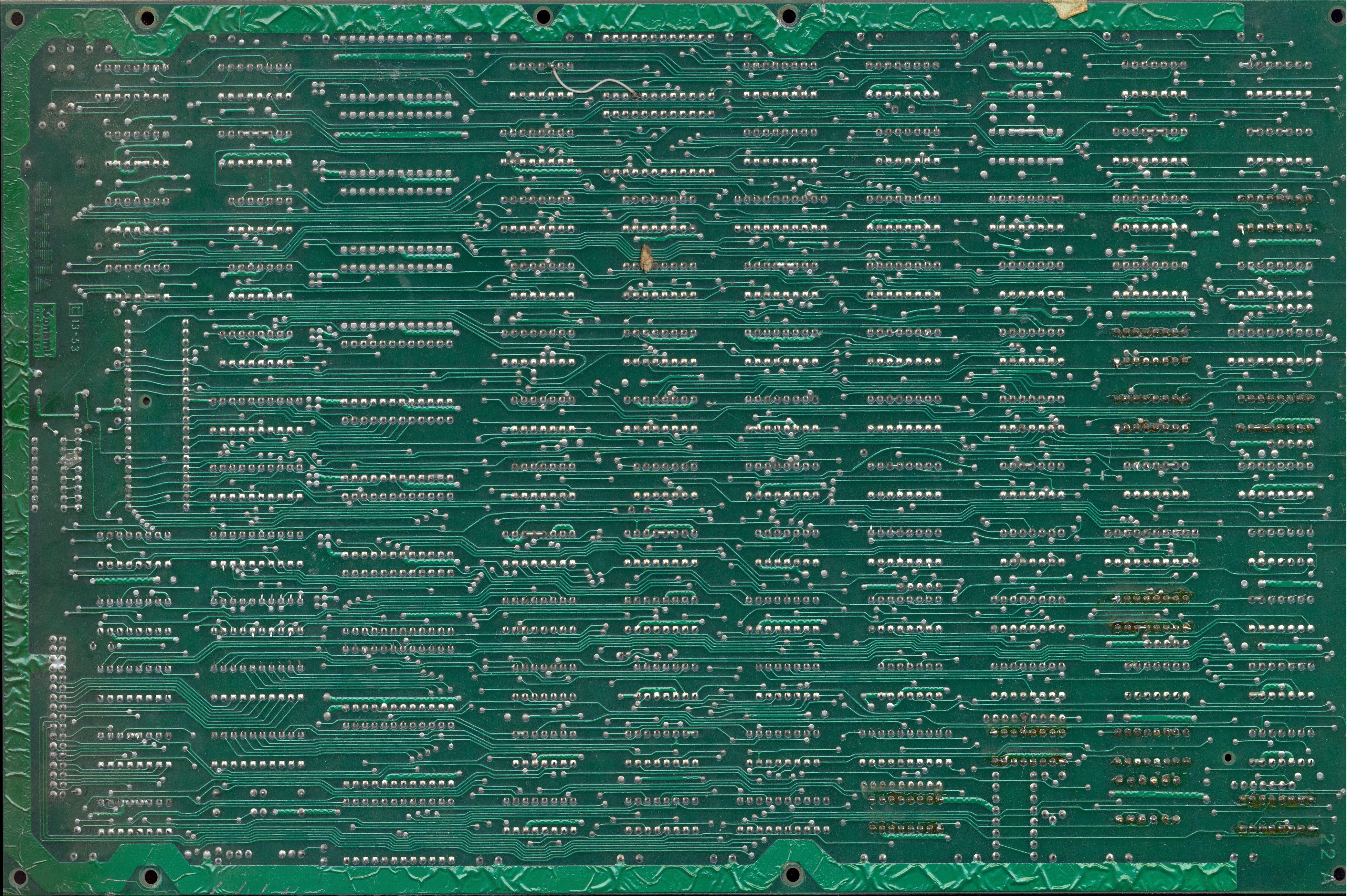 main PCB solder side