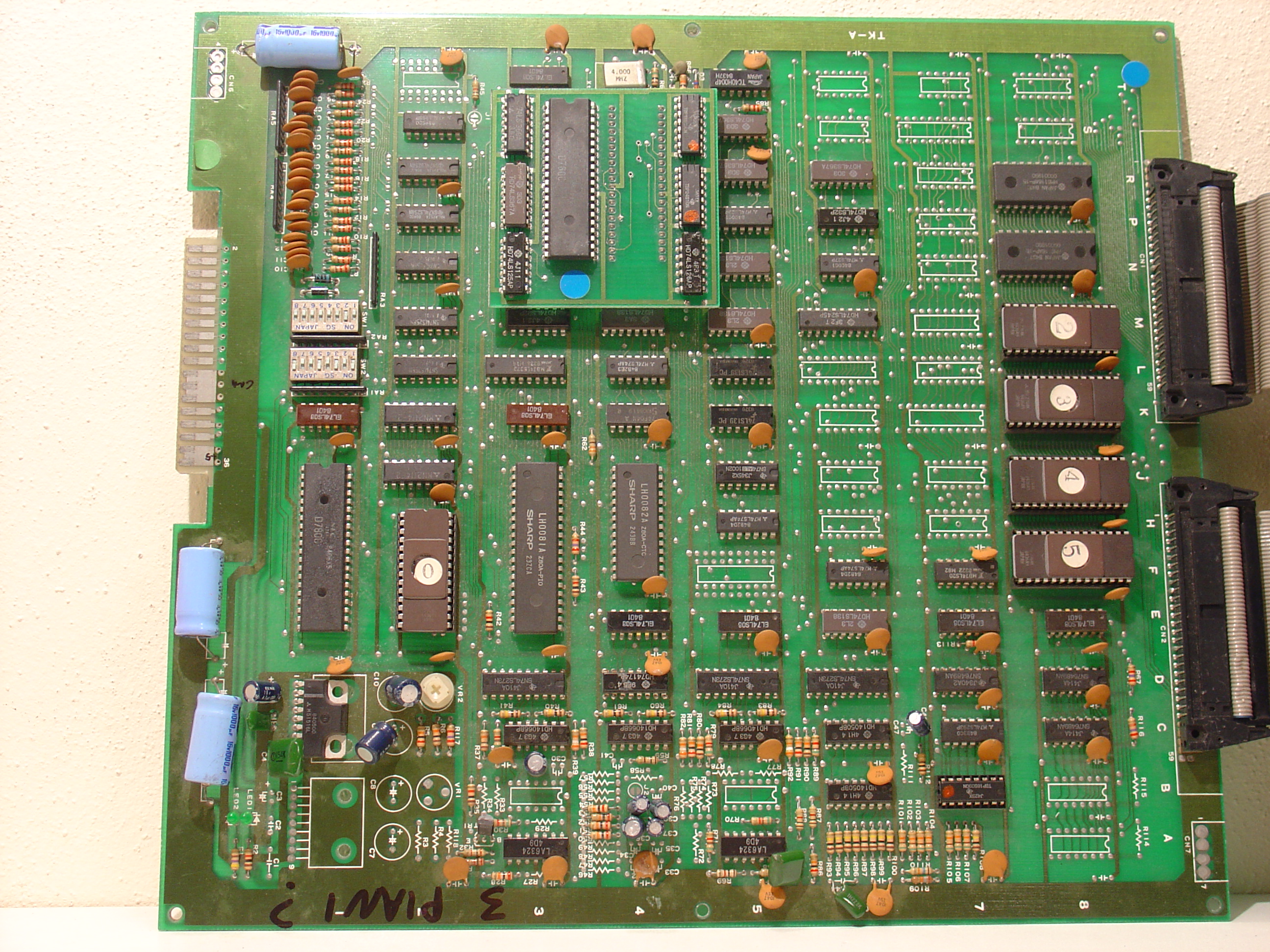 upper PCB component side