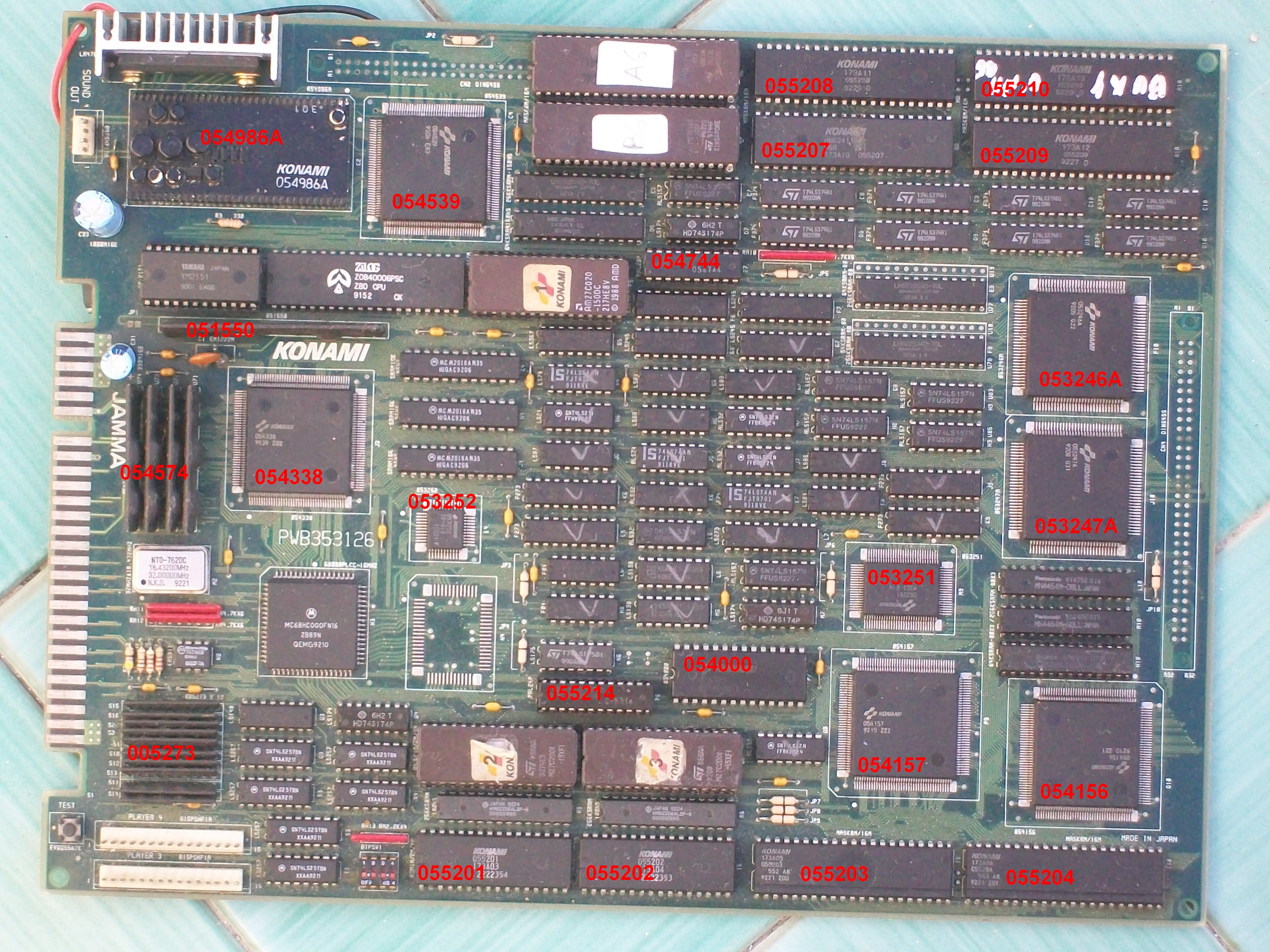 PCB component side notes
