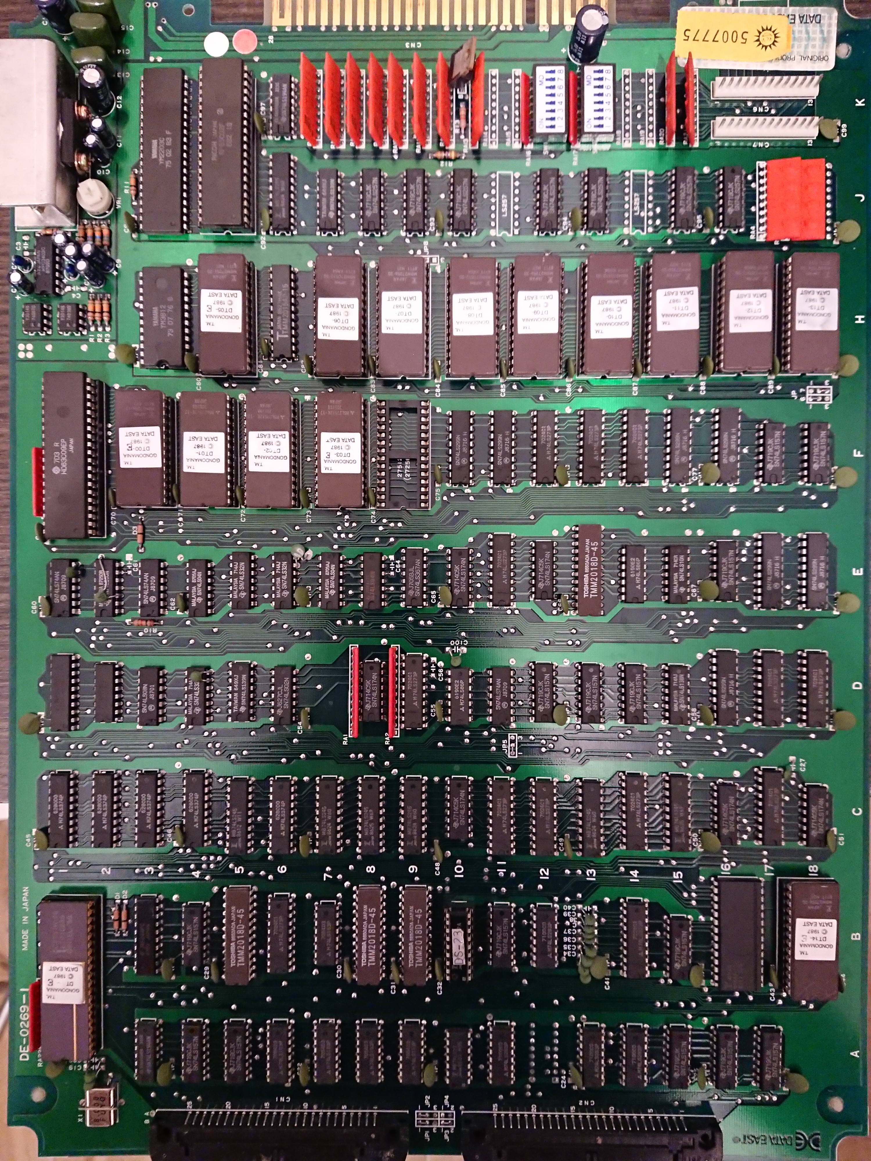 top PCB component side