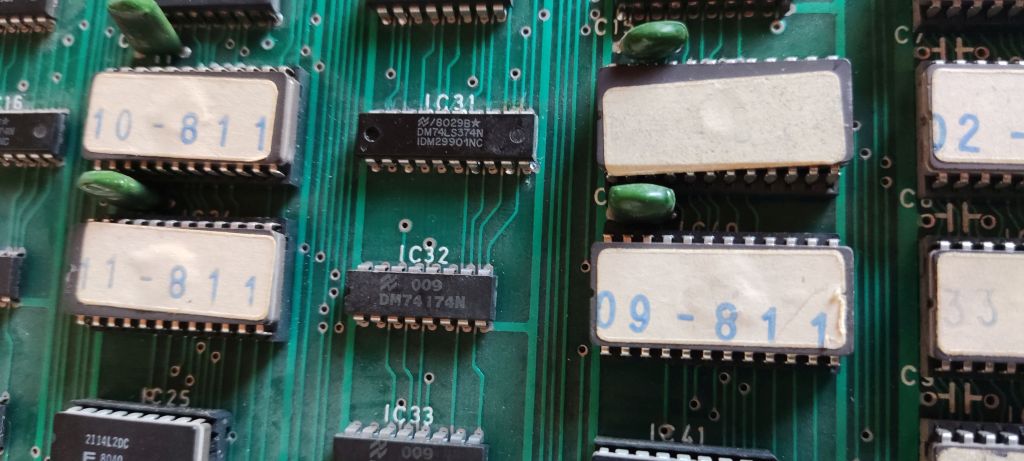 ROMs PCB component side detail 4
