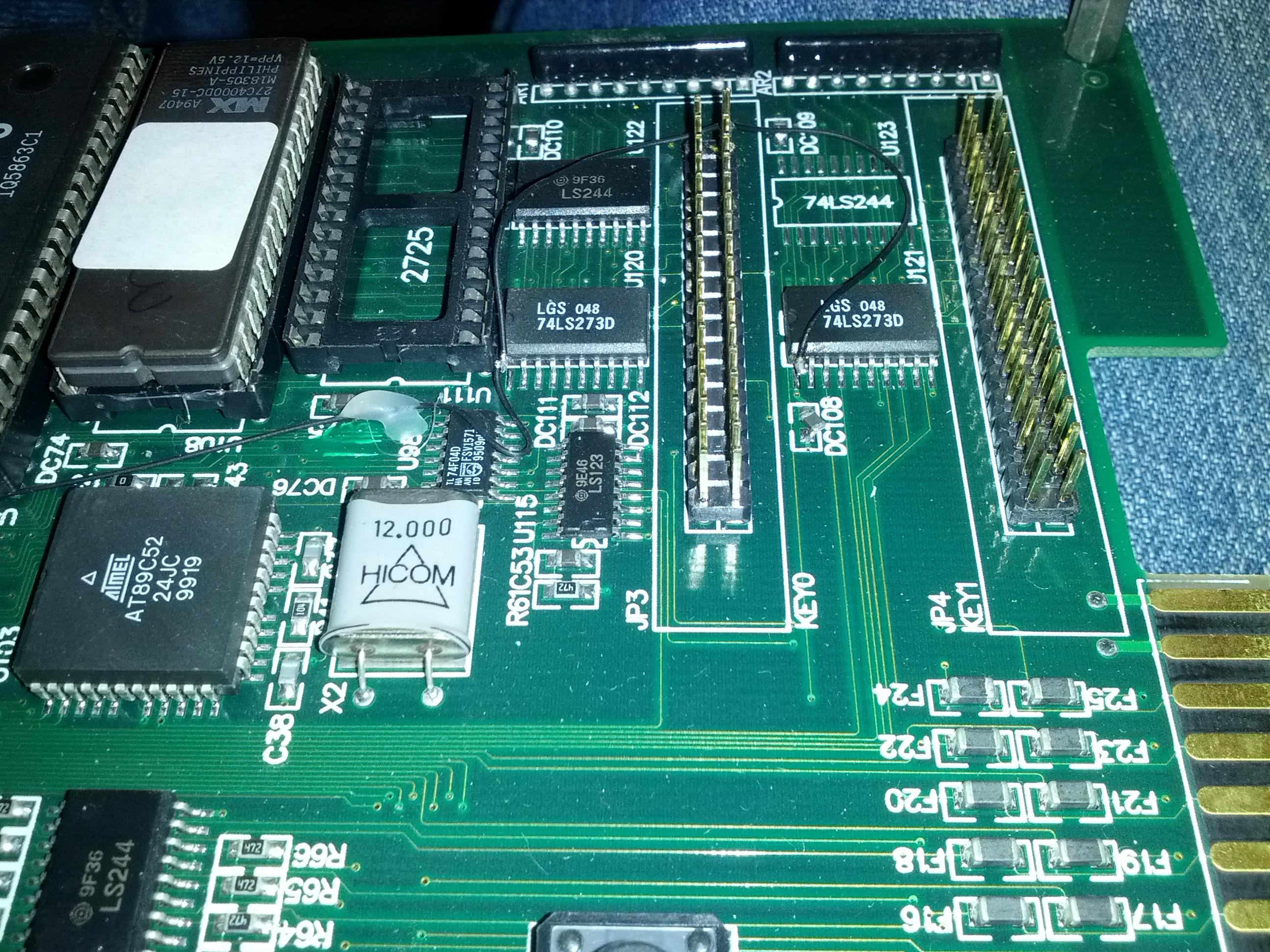 PCB component side detail 1