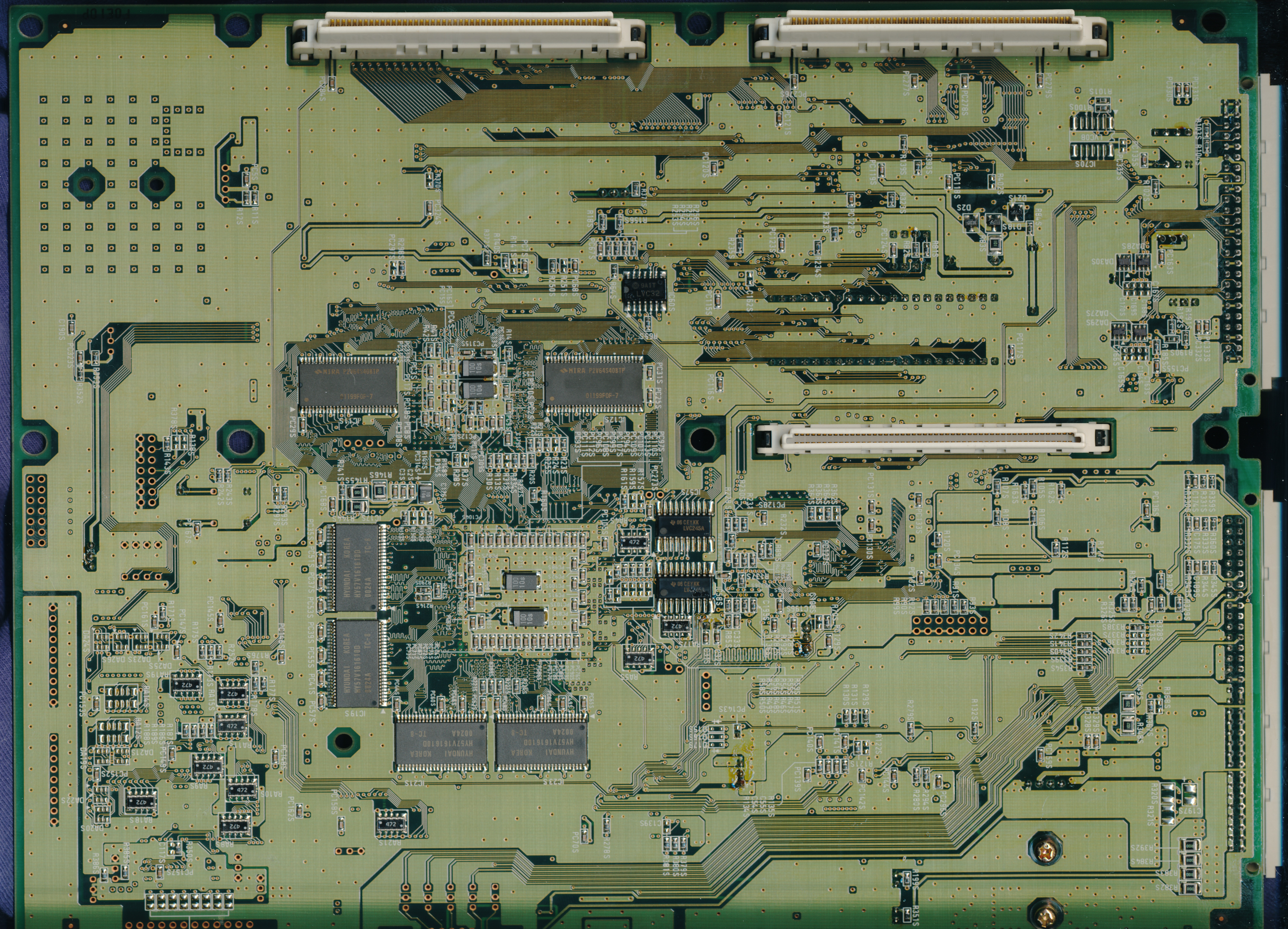 main PCB solder side