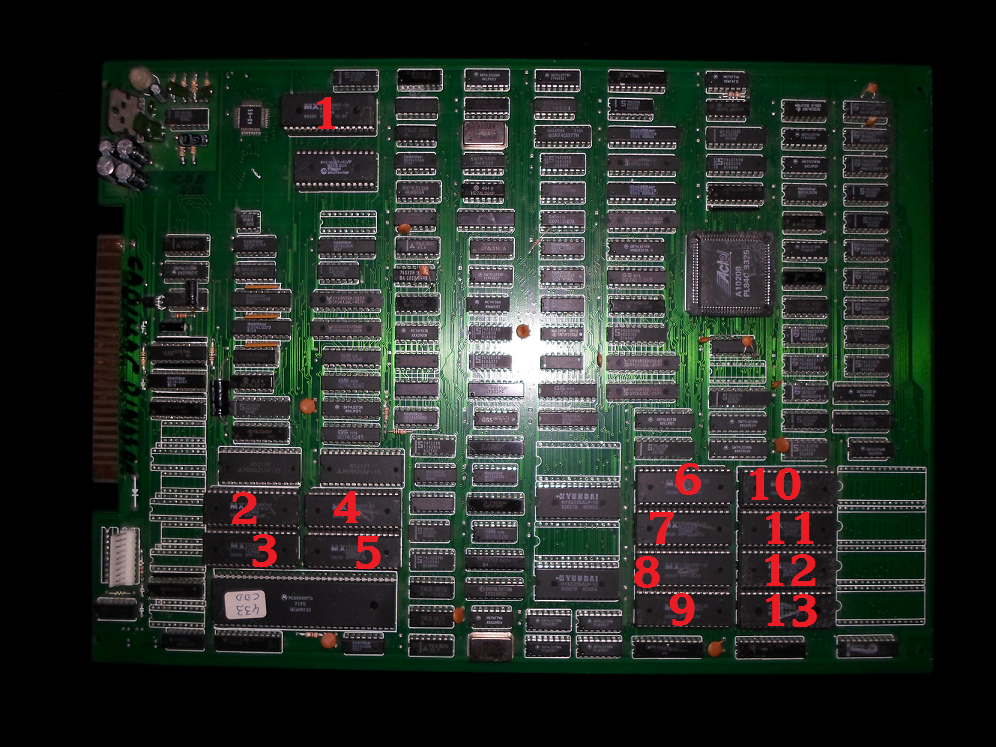 PCB component side notes