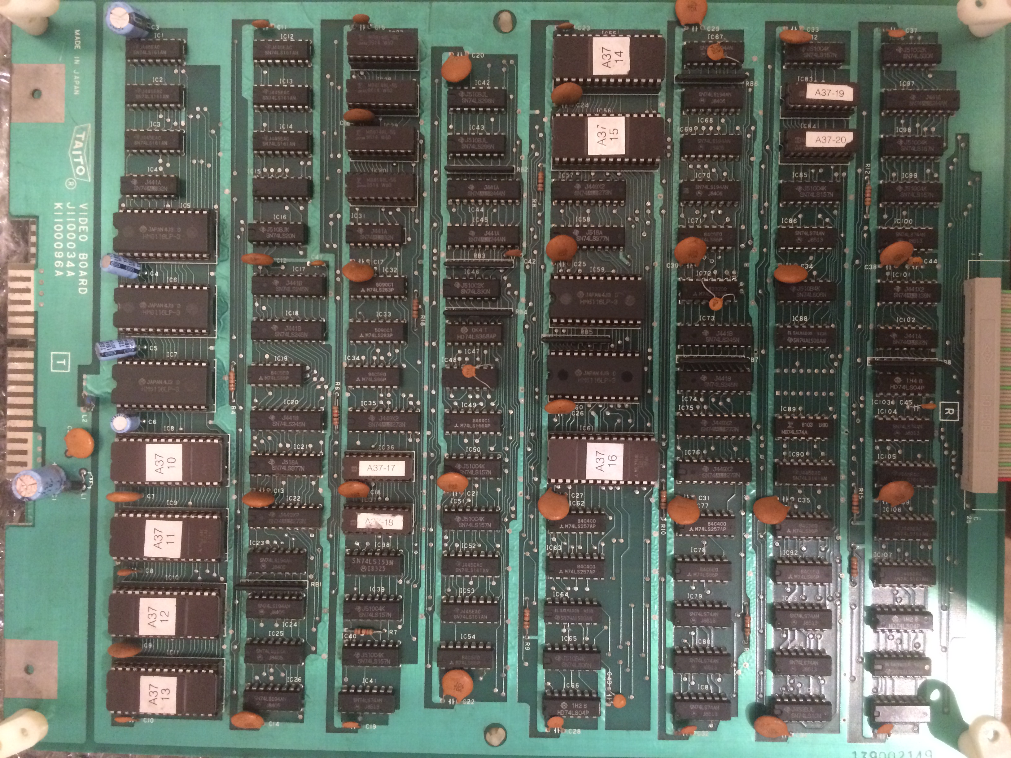 VIDEO PCB component side