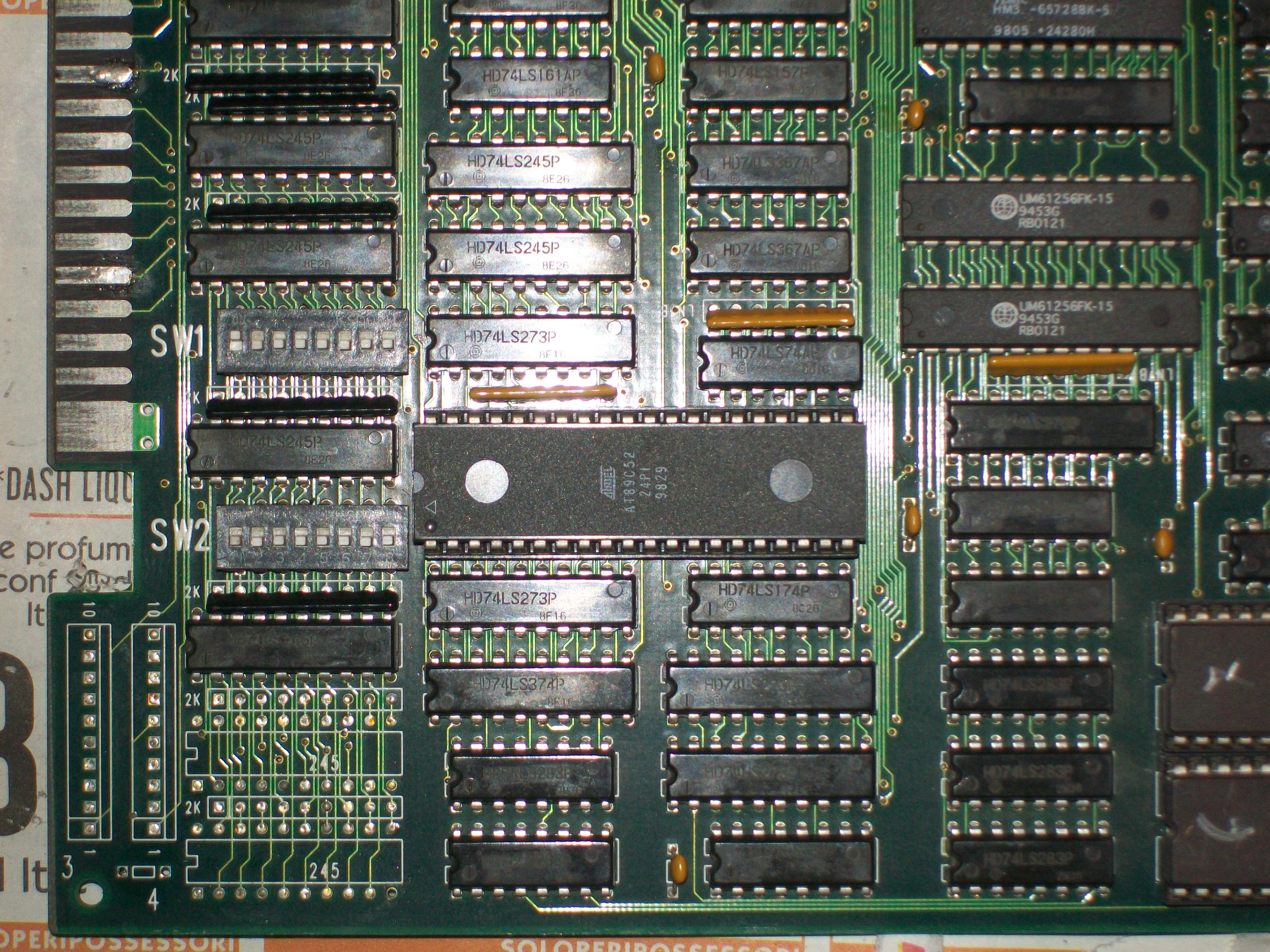 PCB component side detail 5