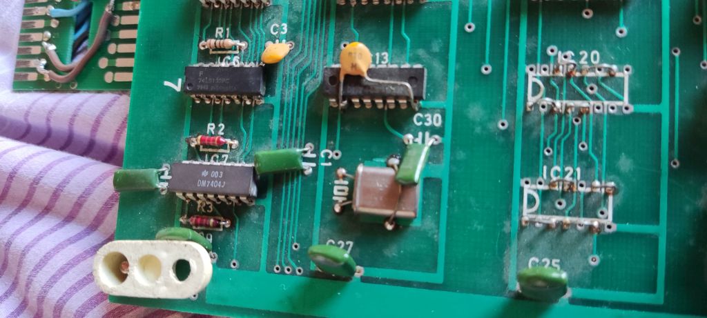 ROMs PCB component side detail 13