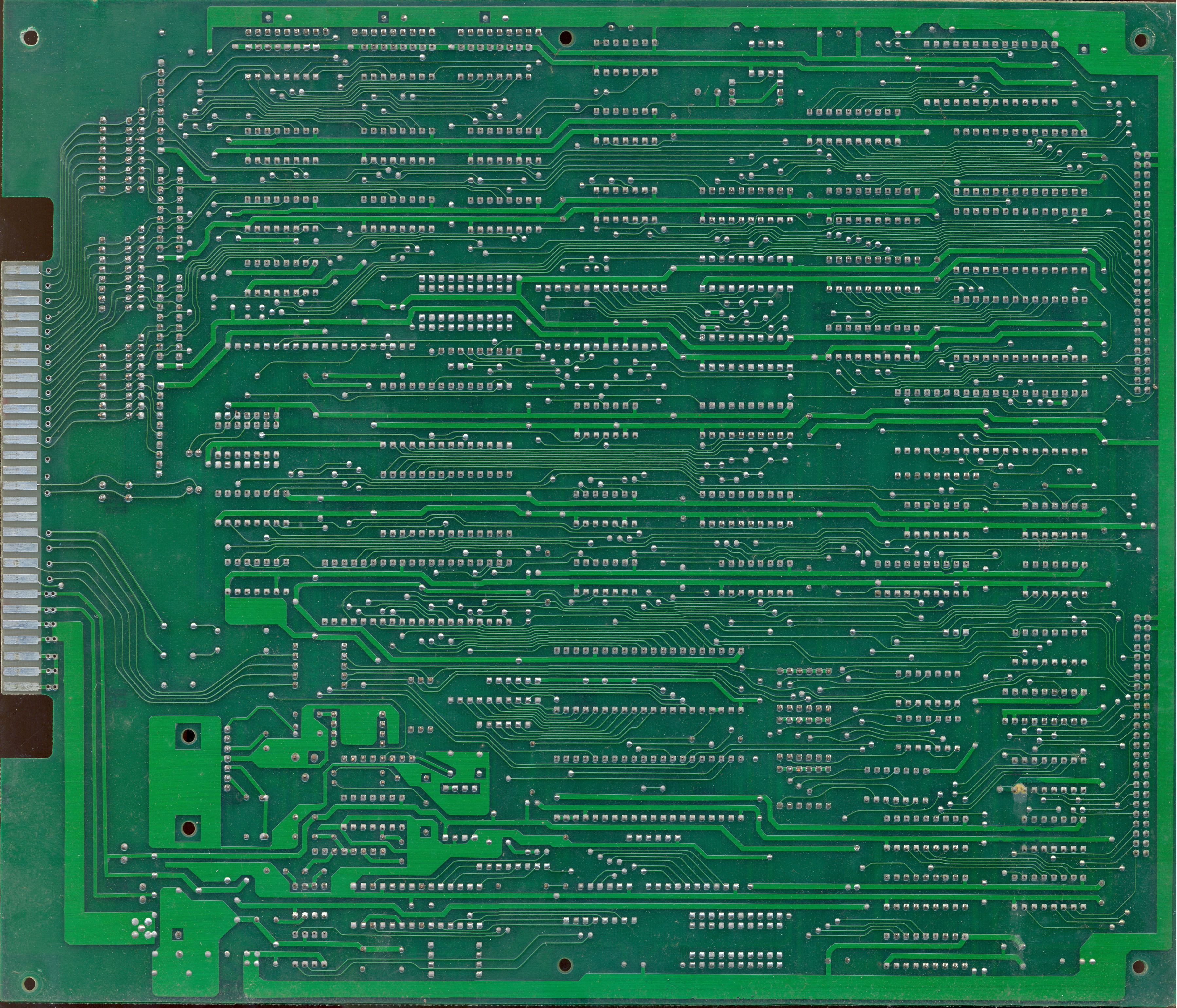 main PCB solder side