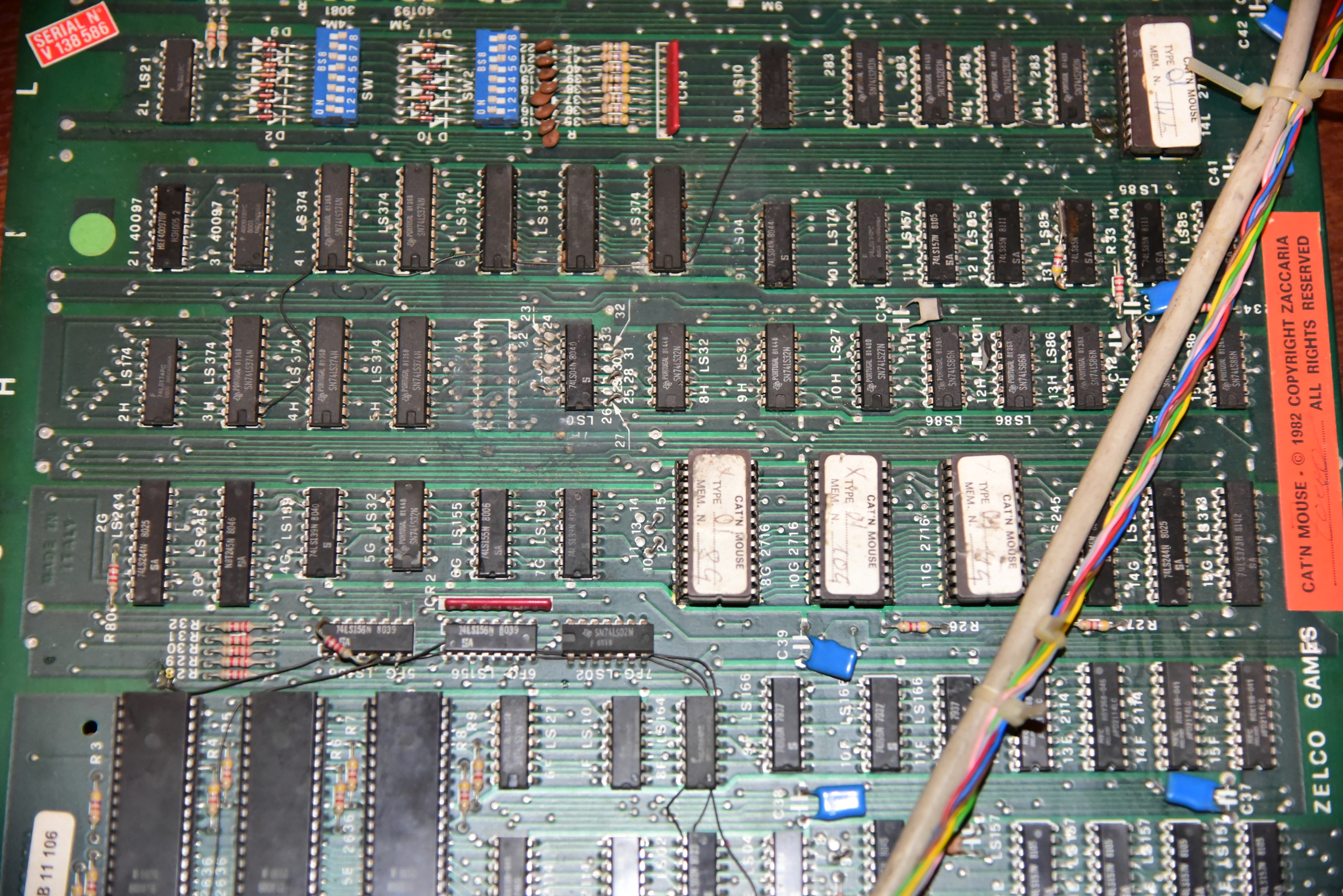 main PCB component side detail 4