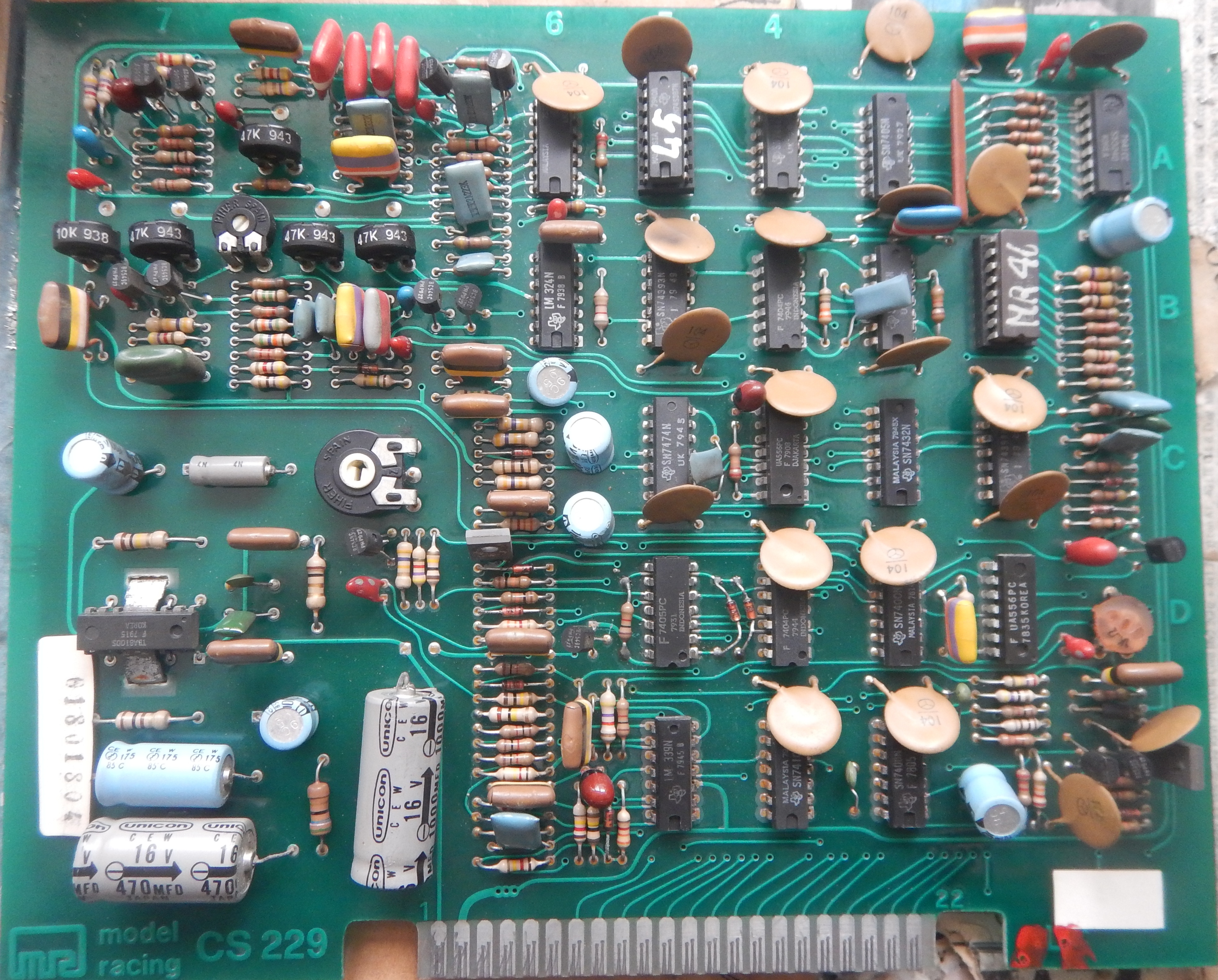 CS229 PCB component side