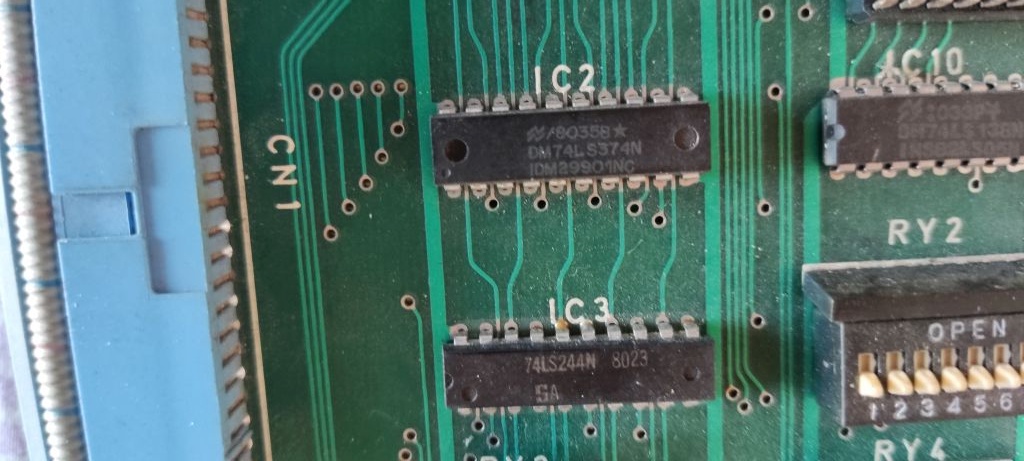 main PCB component side detail 6