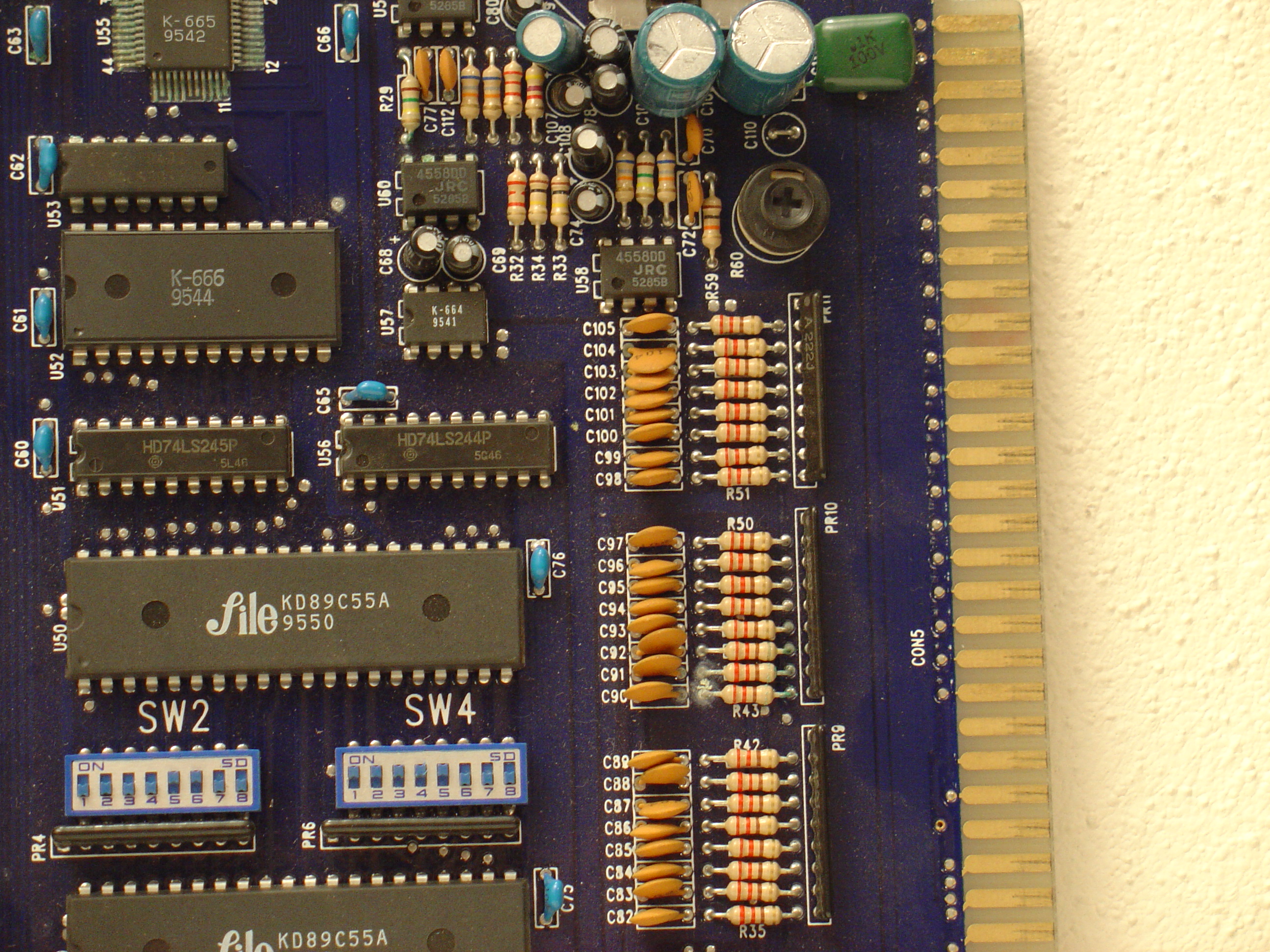 PCB resistors detail 2
