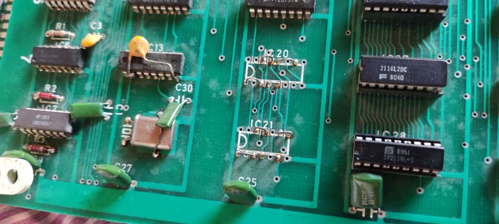 ROMs PCB component side detail 7