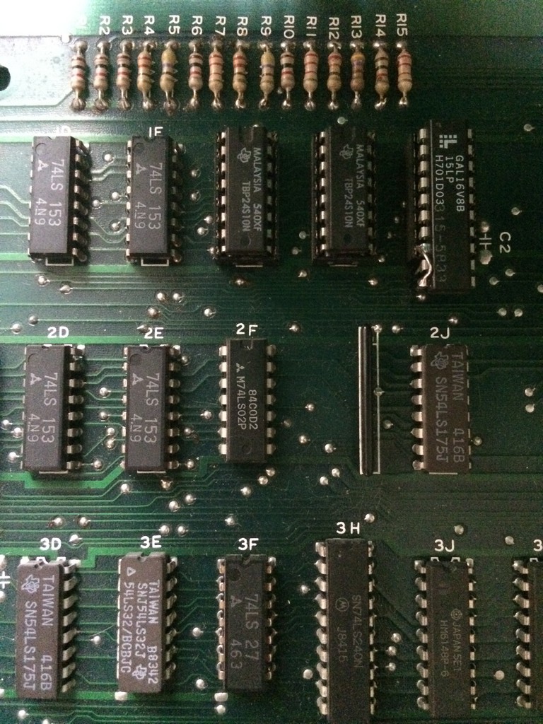 bottom PCB component side detail 2
