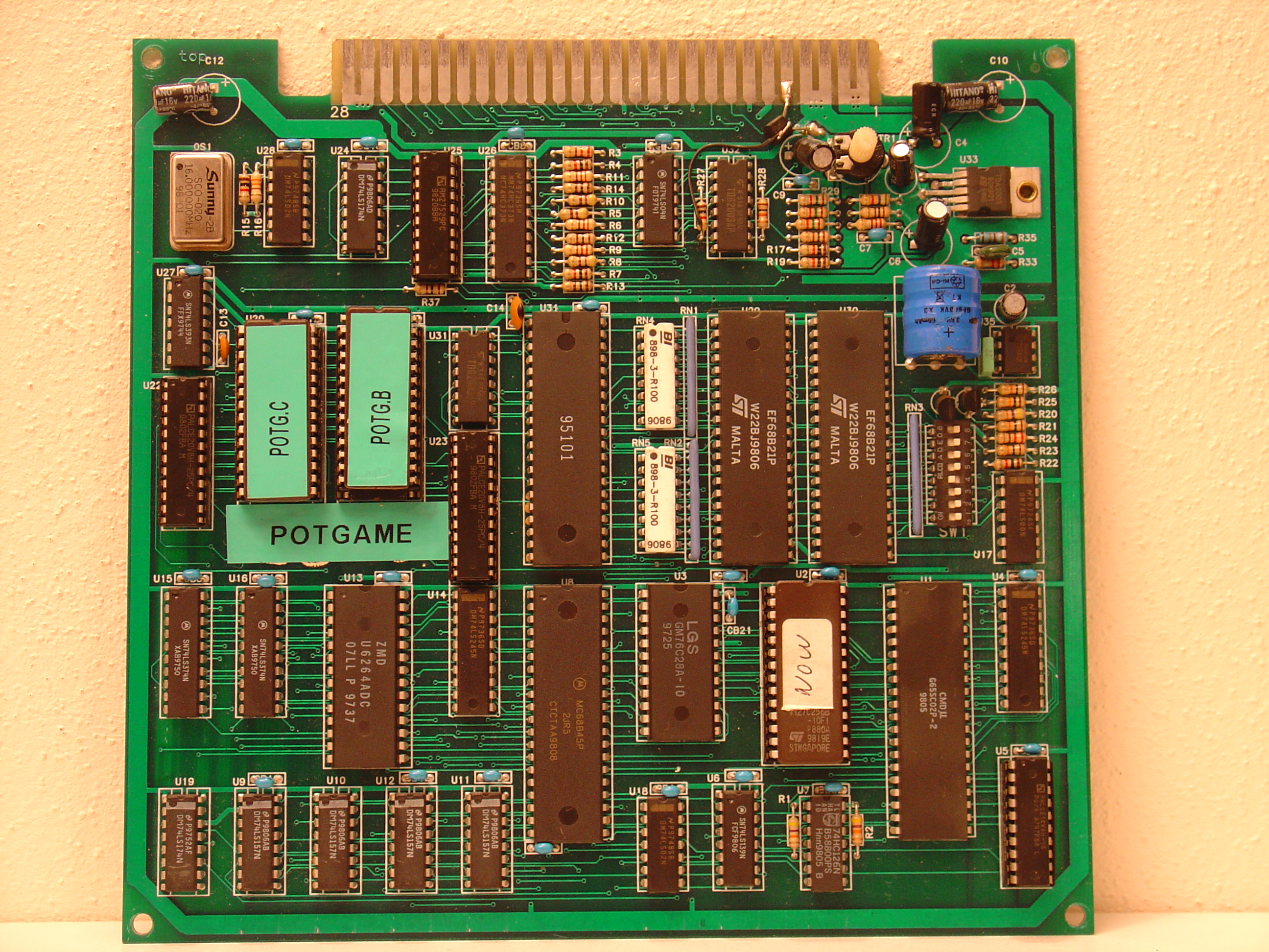 PCB component side