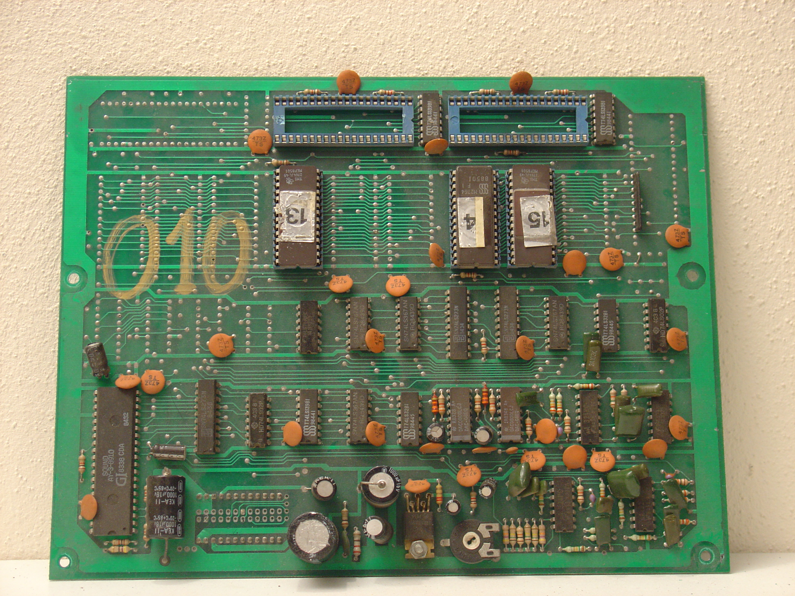 sound PCB component side
