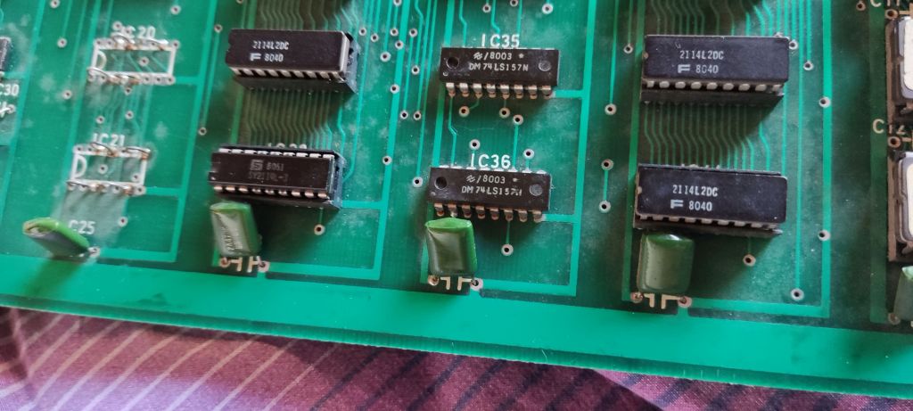 ROMs PCB component side detail 6