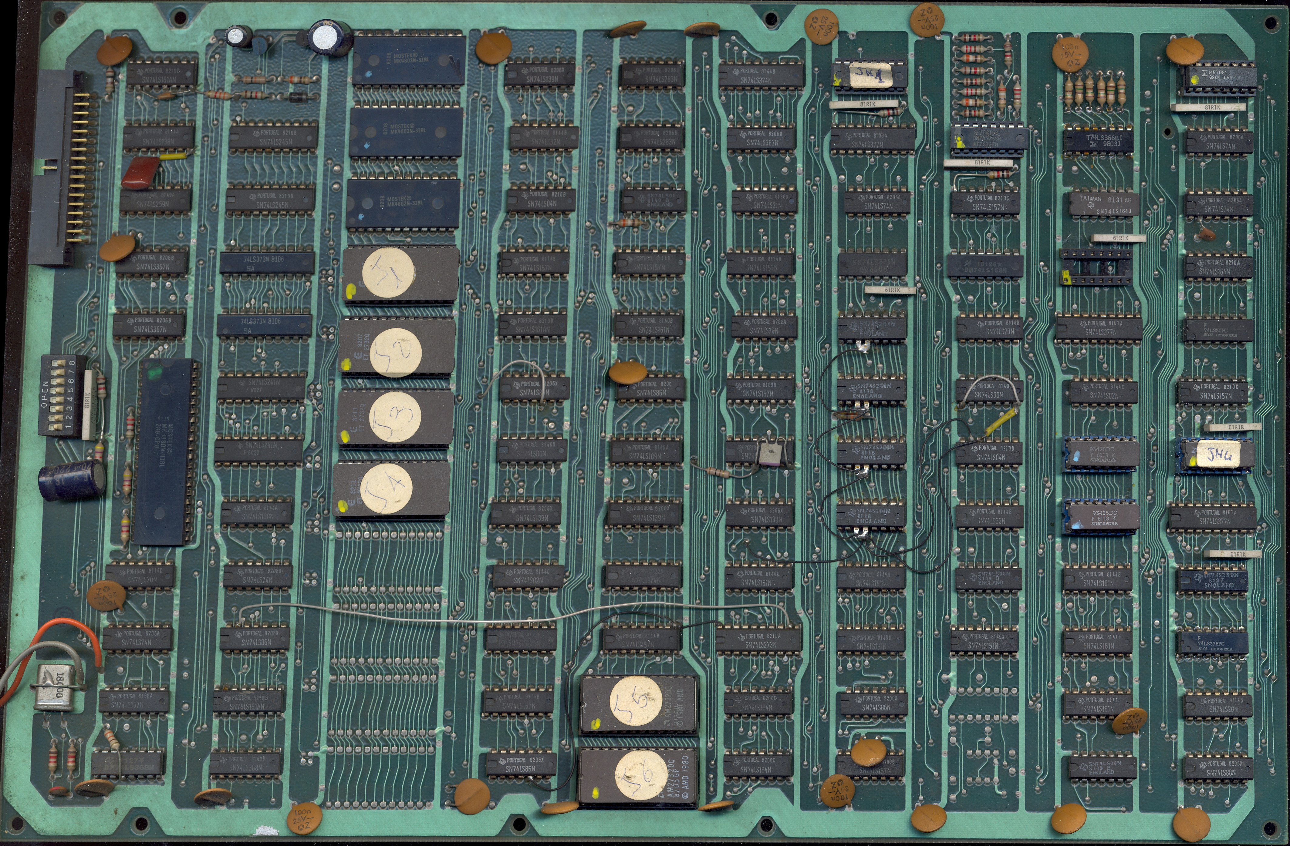 main PCB component side