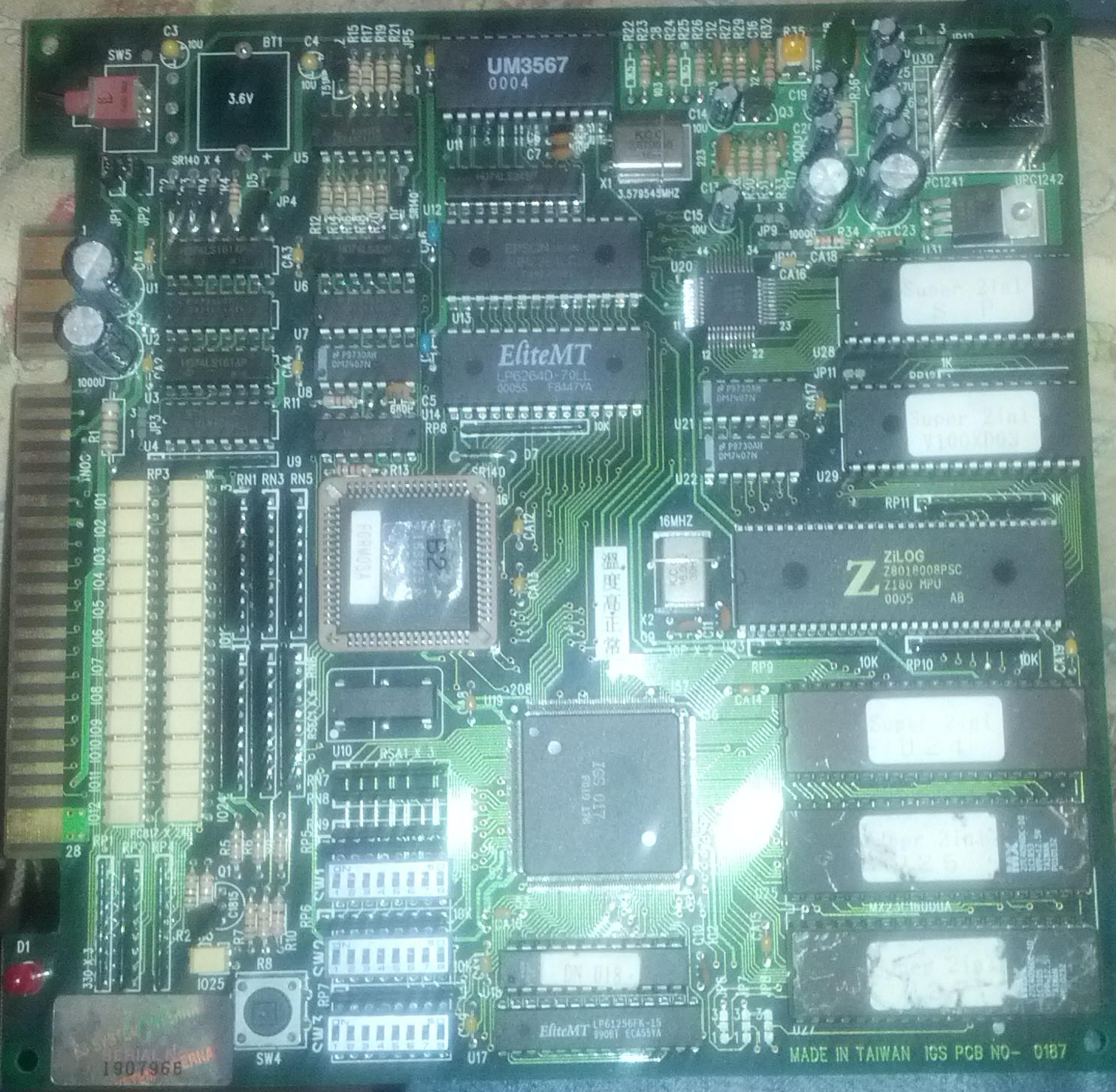 PCB component side