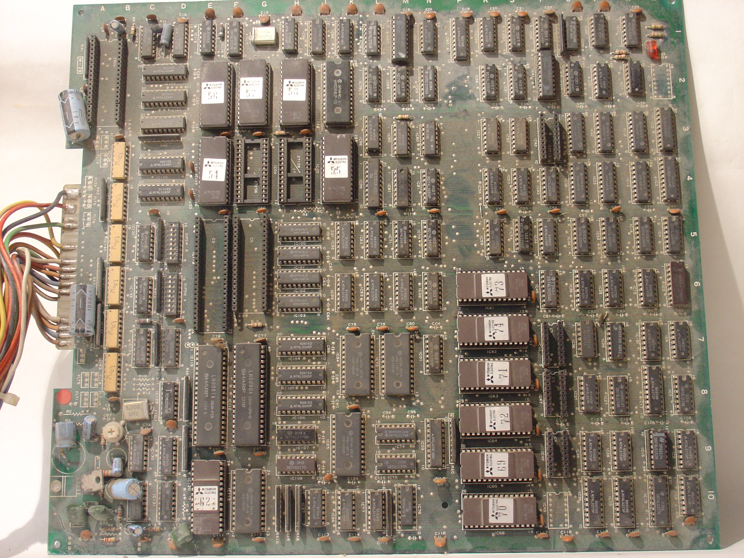 main PCB component side