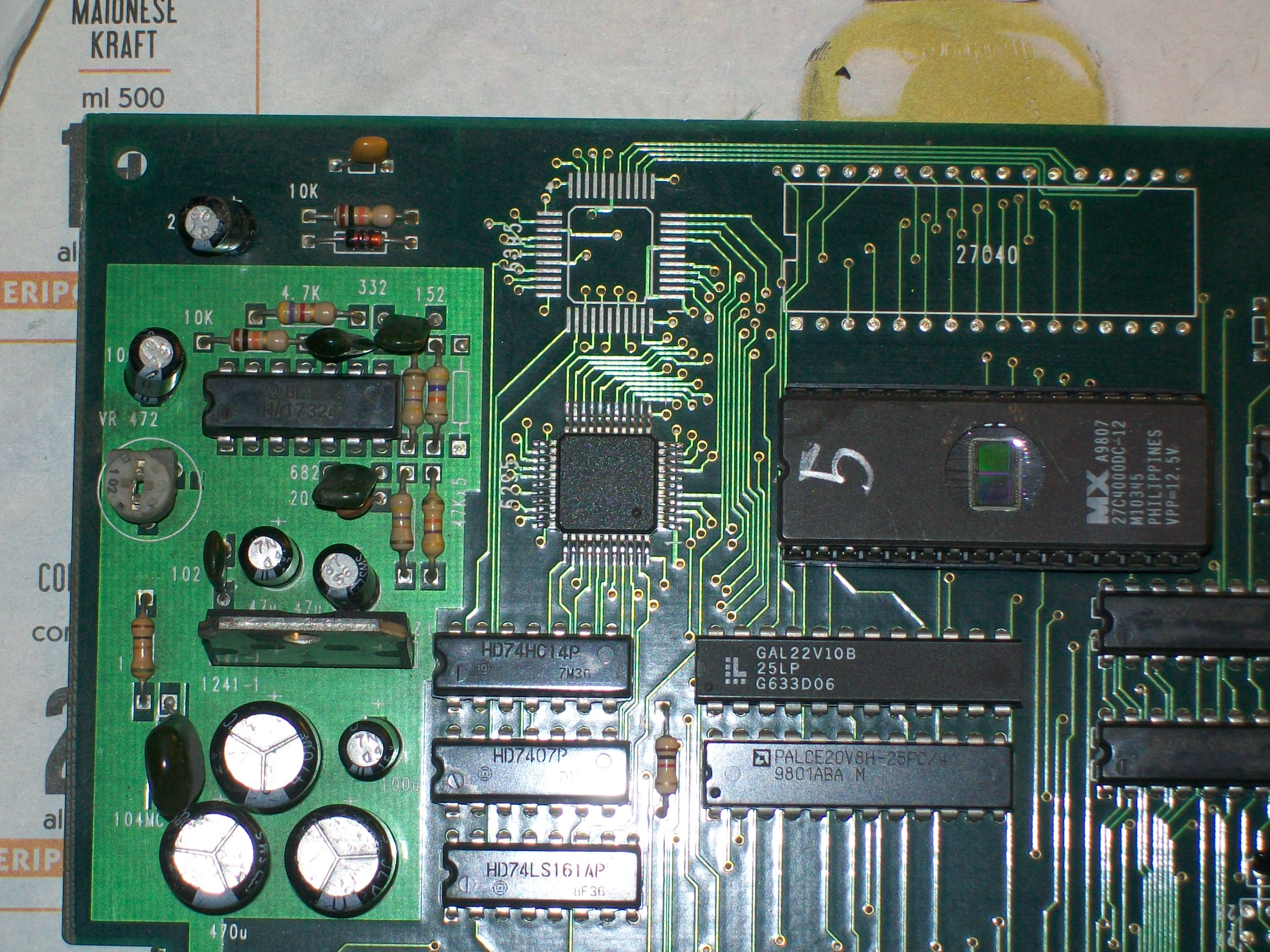 PCB component side detail 7