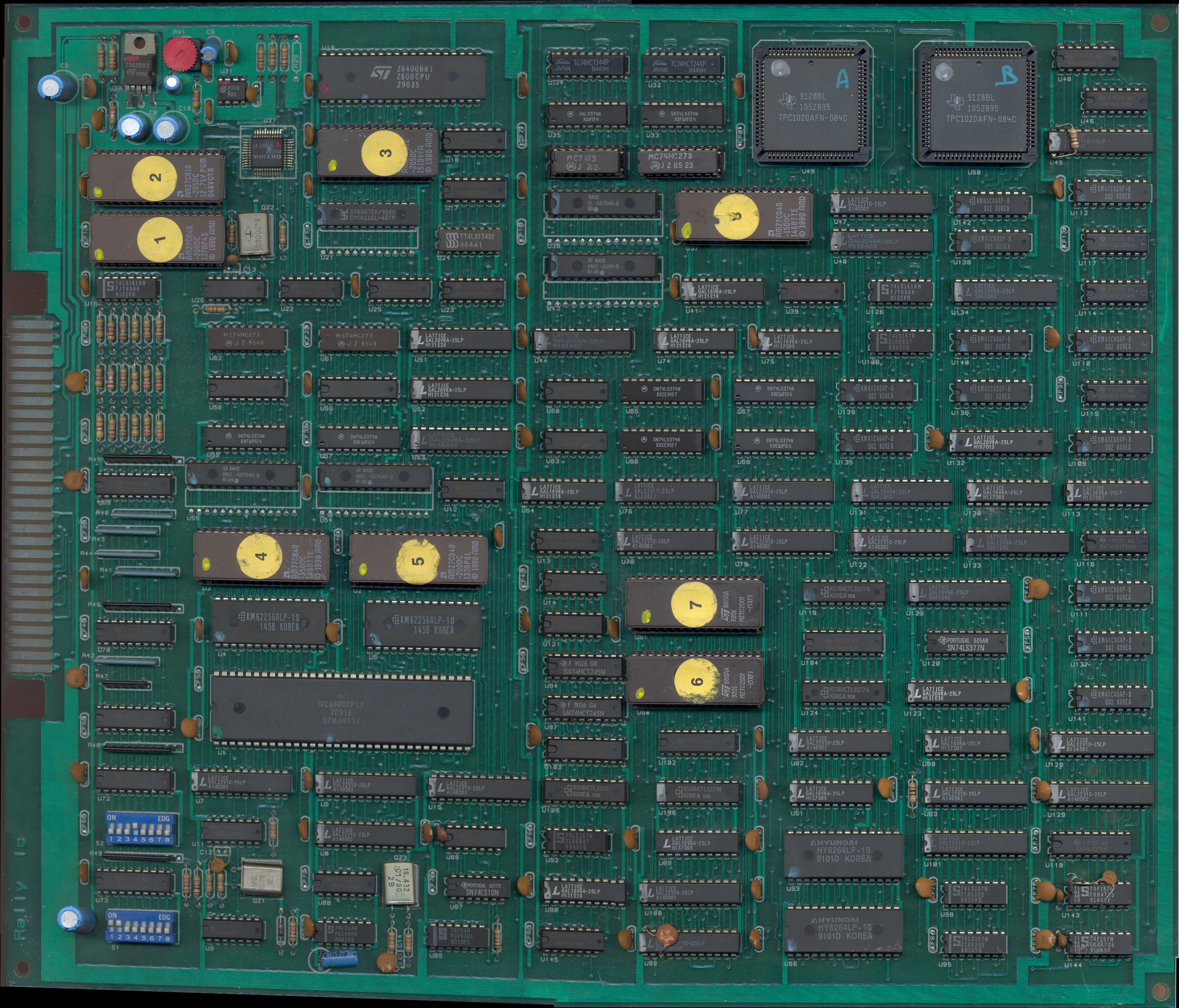 PCB component side
