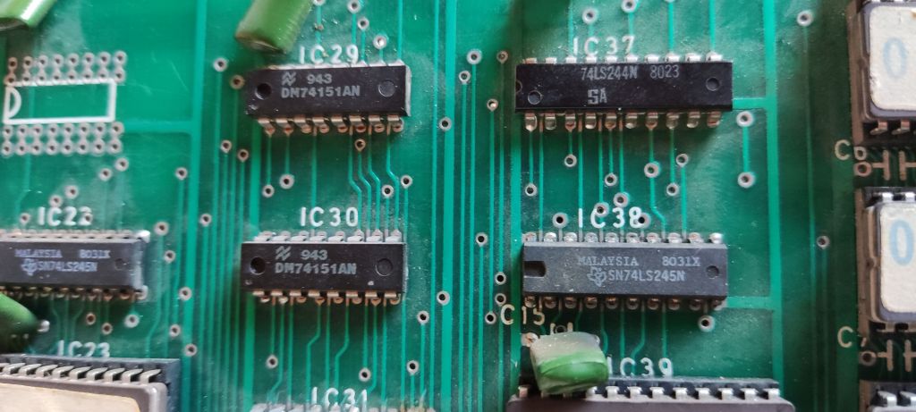 ROMs PCB component side detail 3