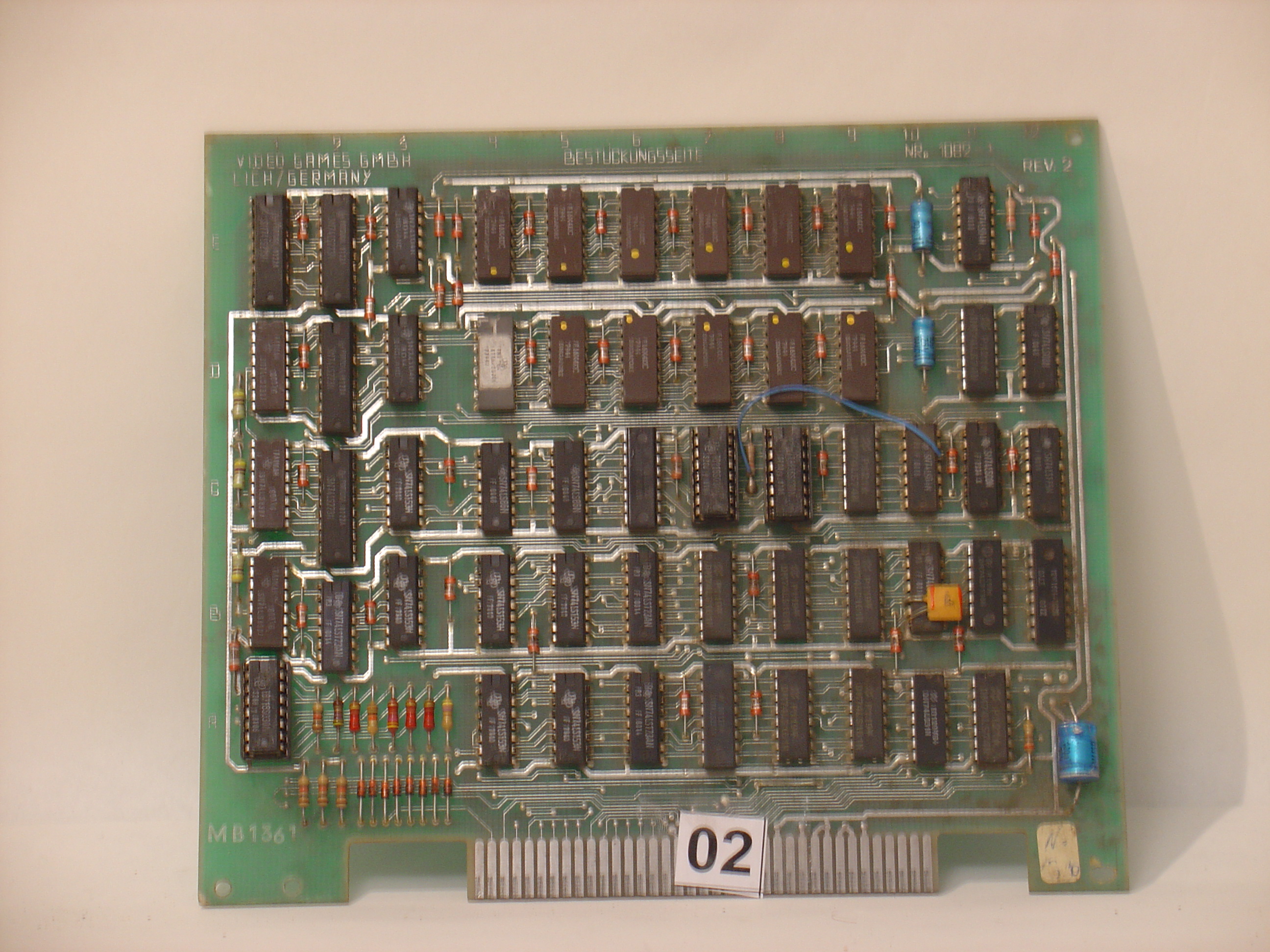 video PCB1 component side