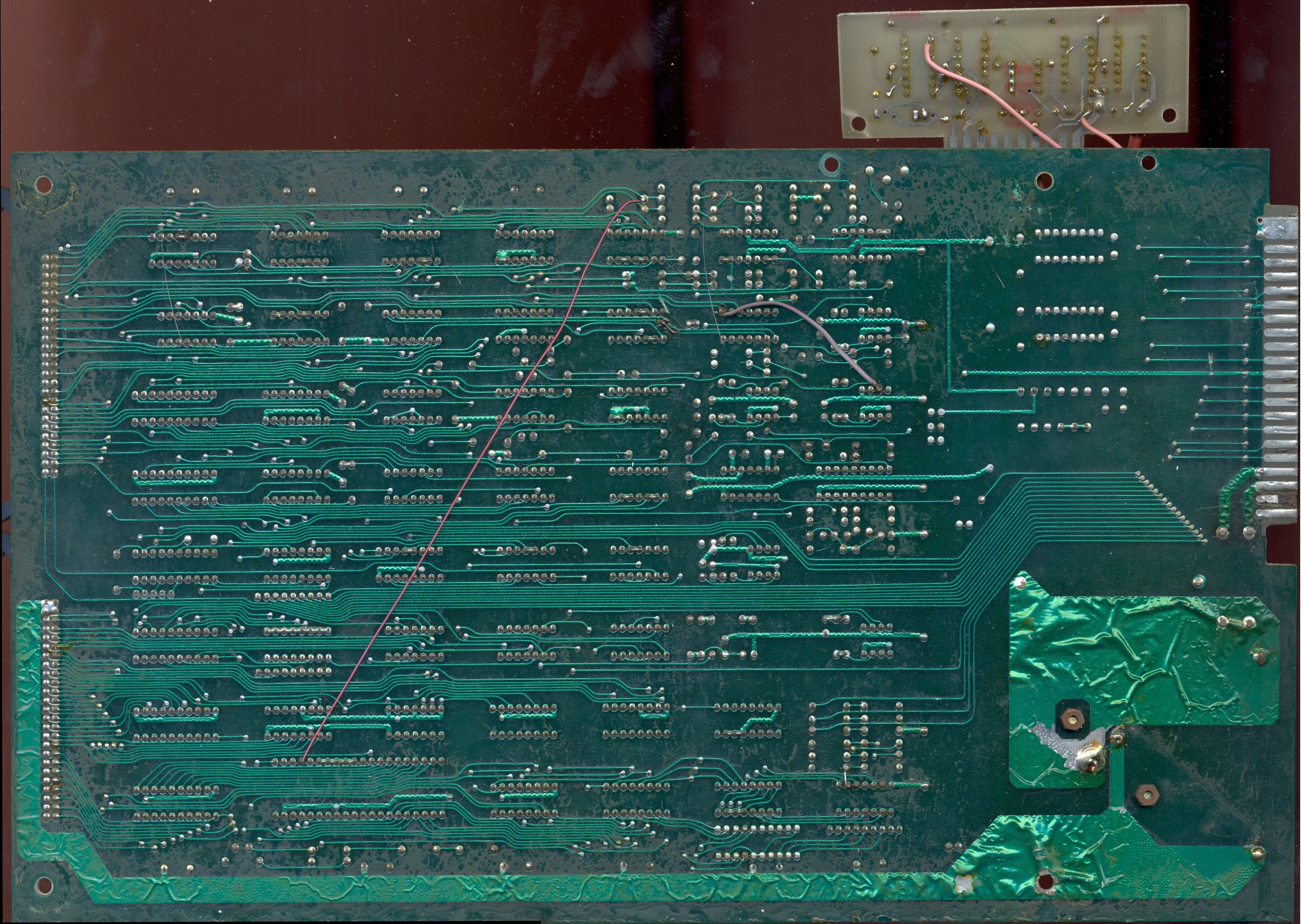 main PCB solder side