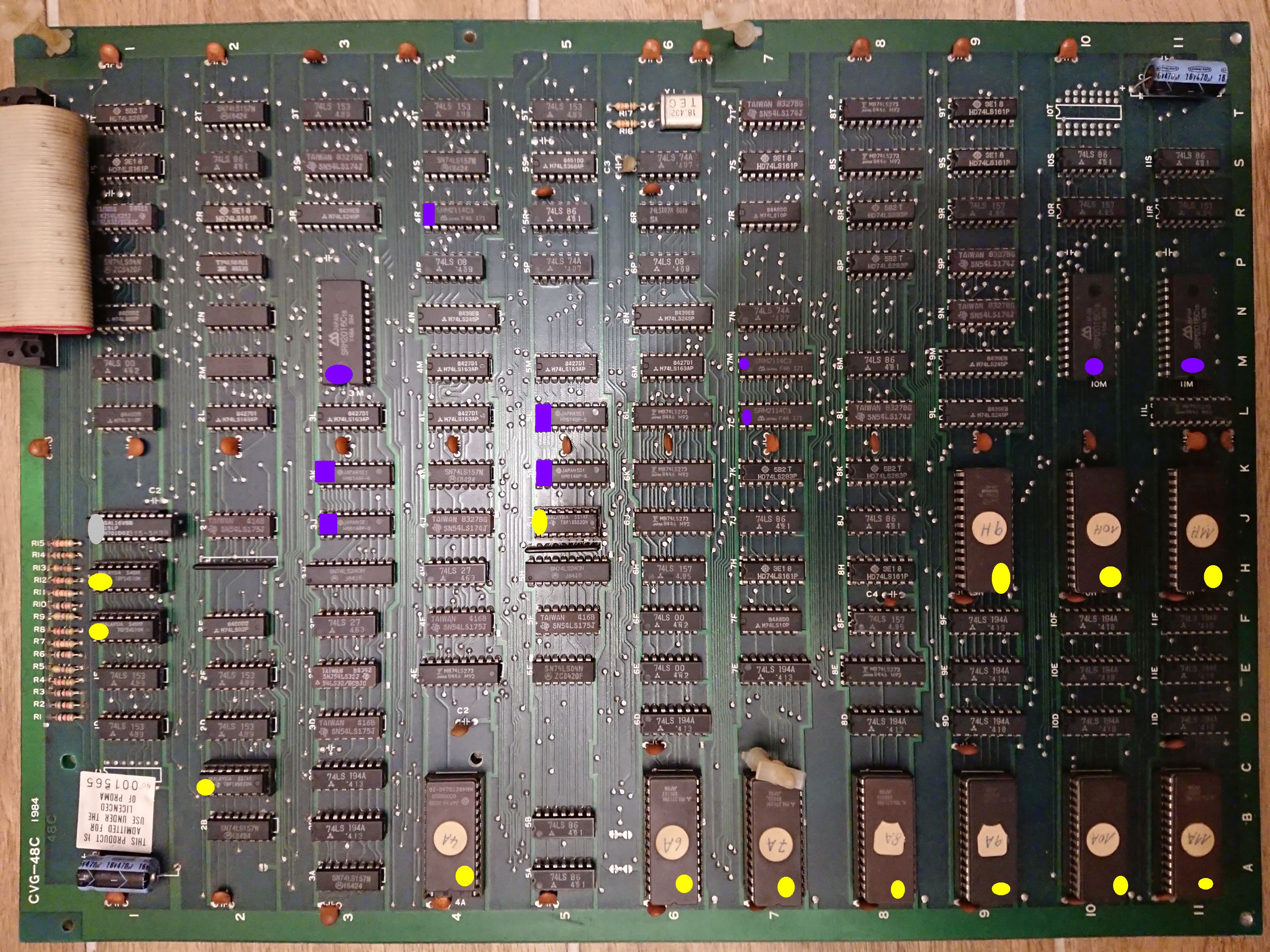 bottom PCB component side marks