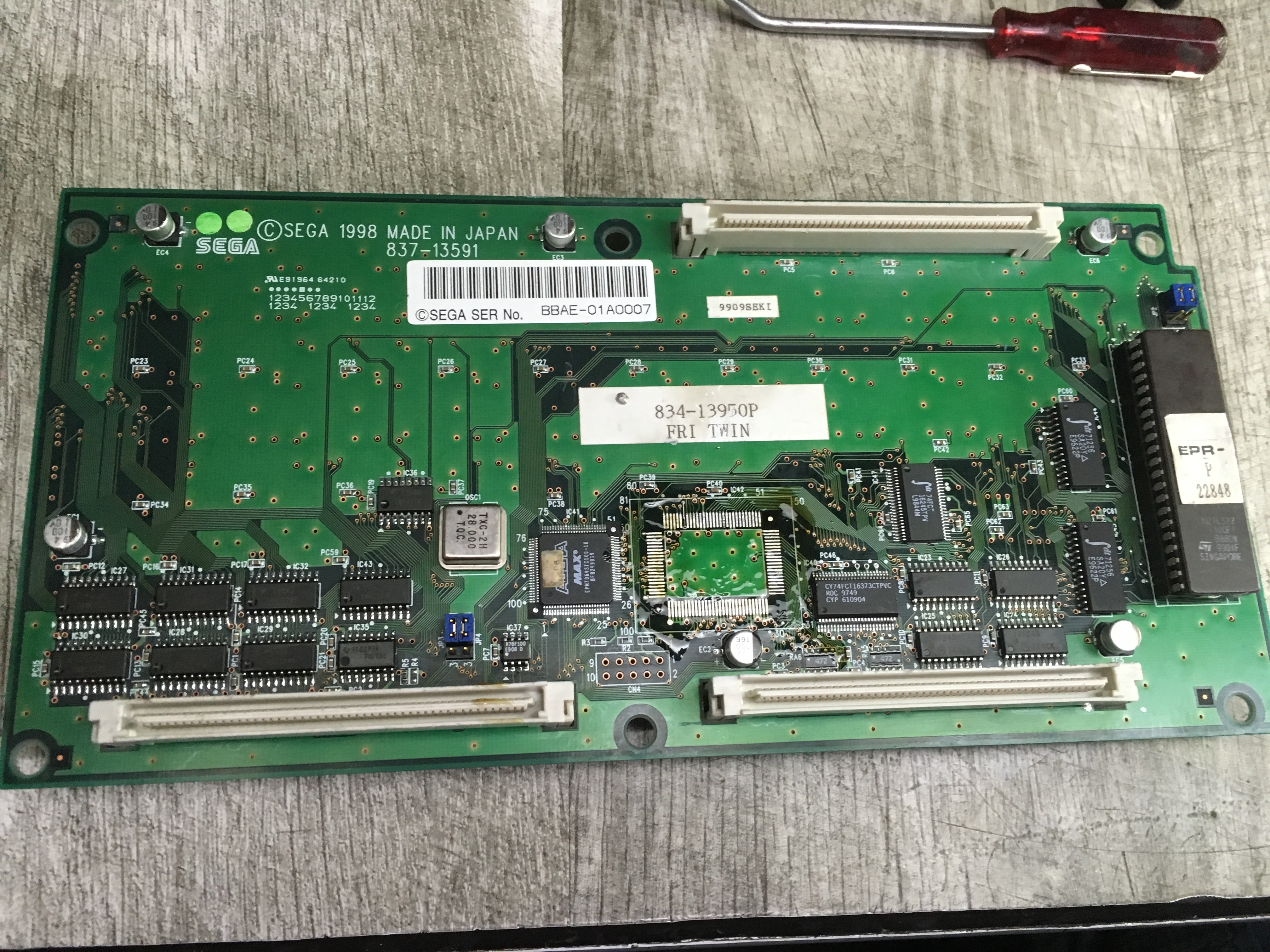 1st PCB component side