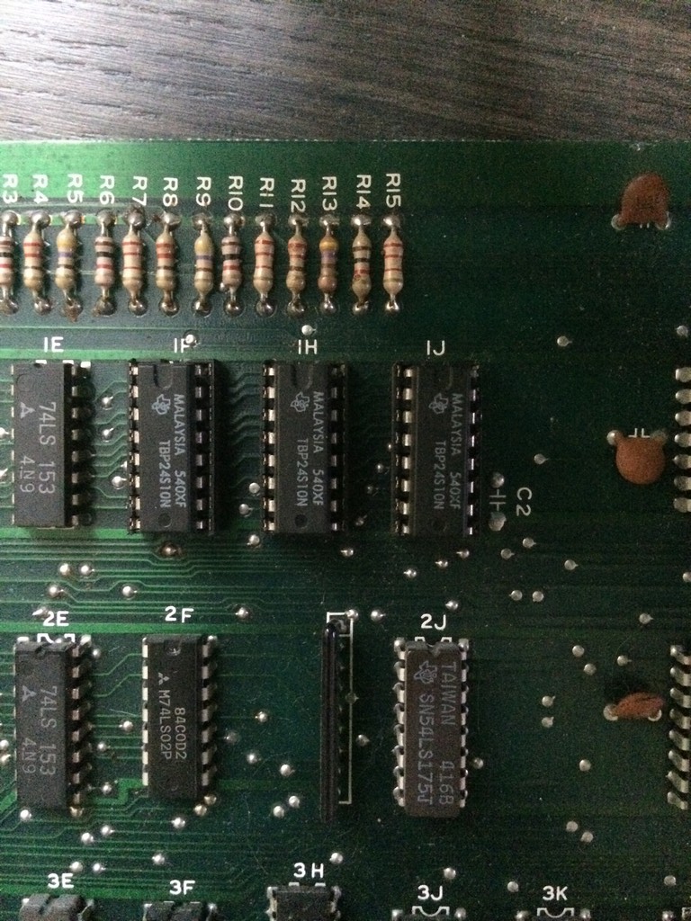 bottom PCB component side detail 1