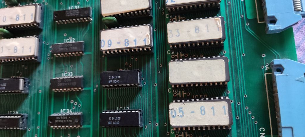 ROMs PCB component side detail 1