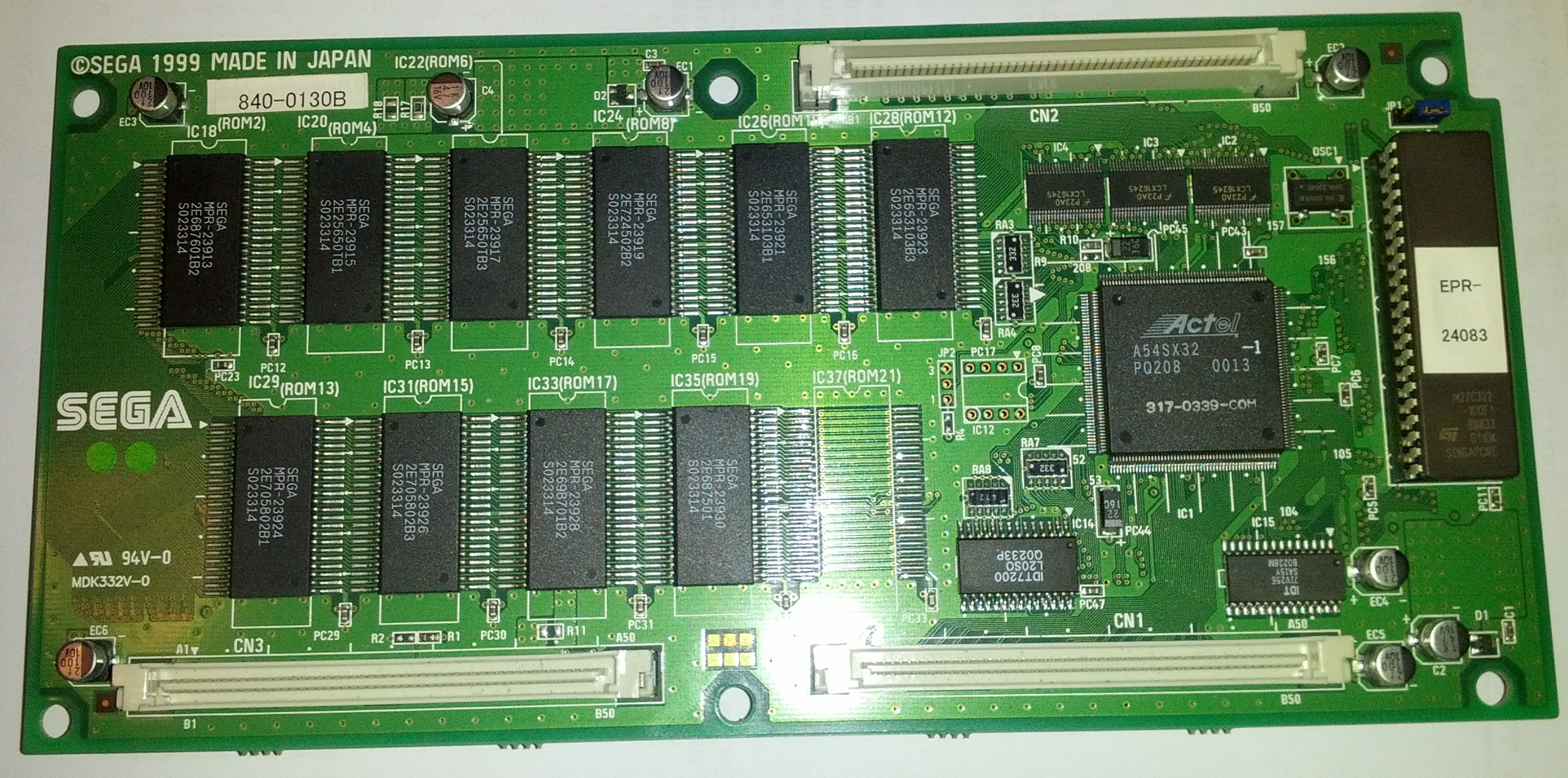 main PCB component side