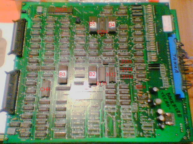 main PCB component side