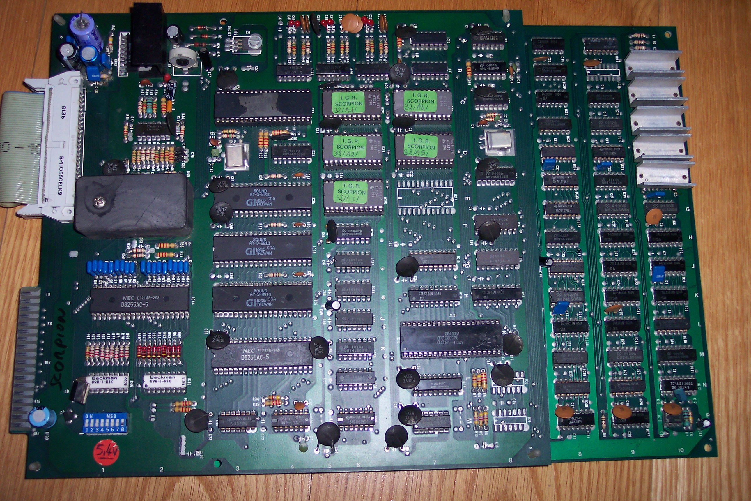 PCB component side