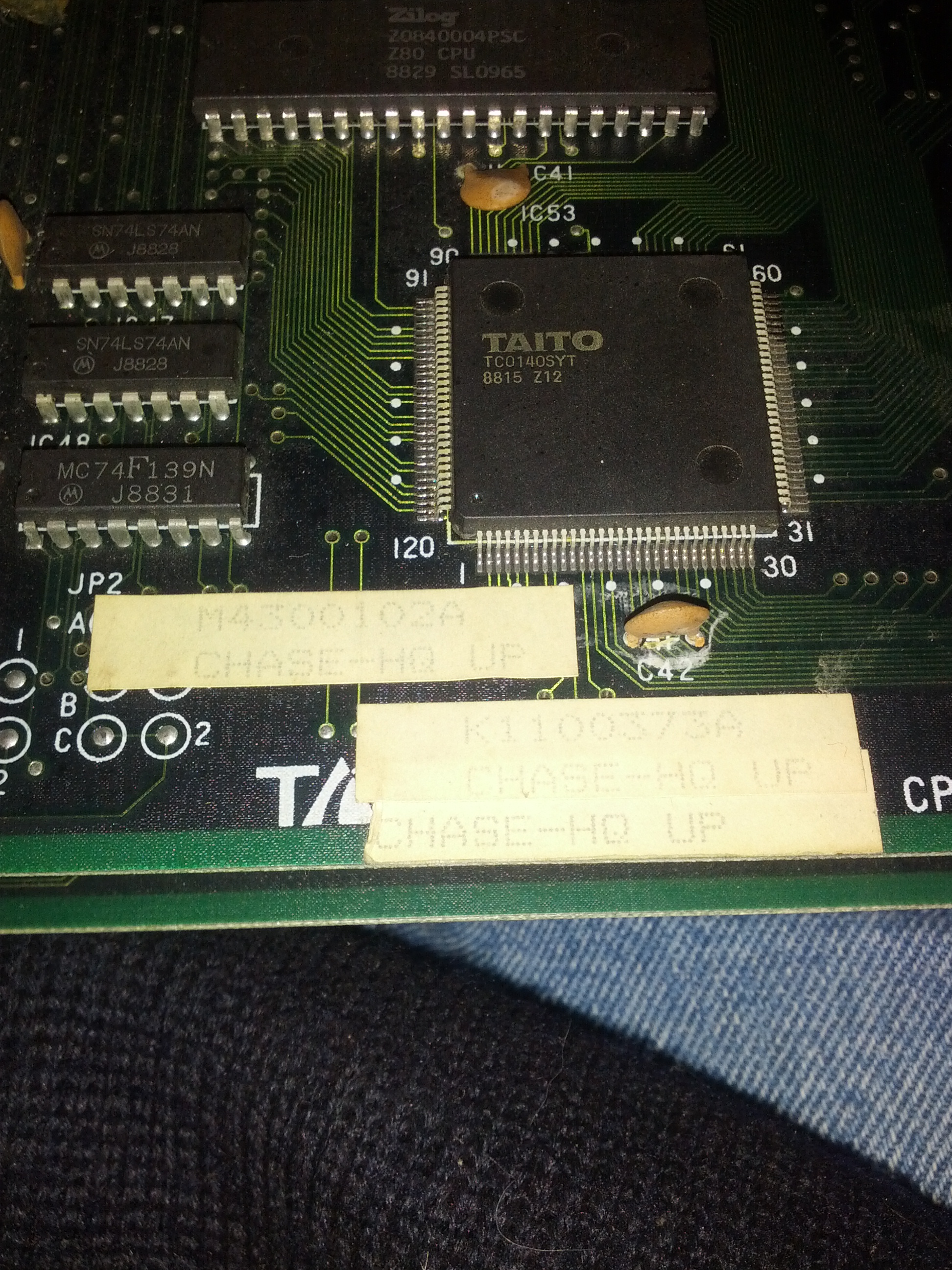 PCB component side detail