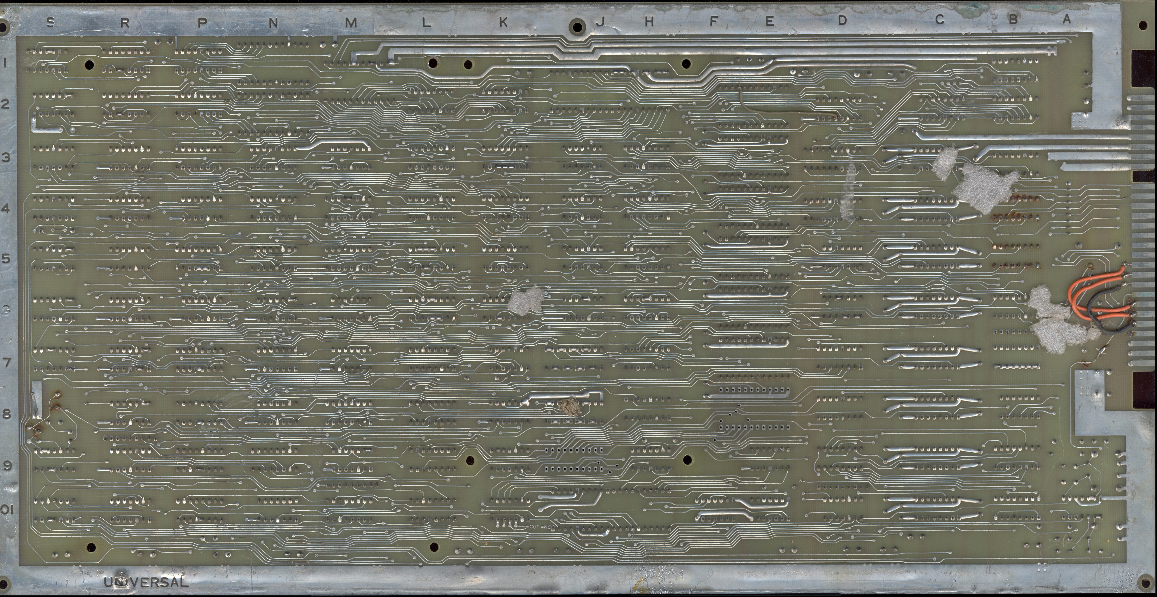 main PCB solder side