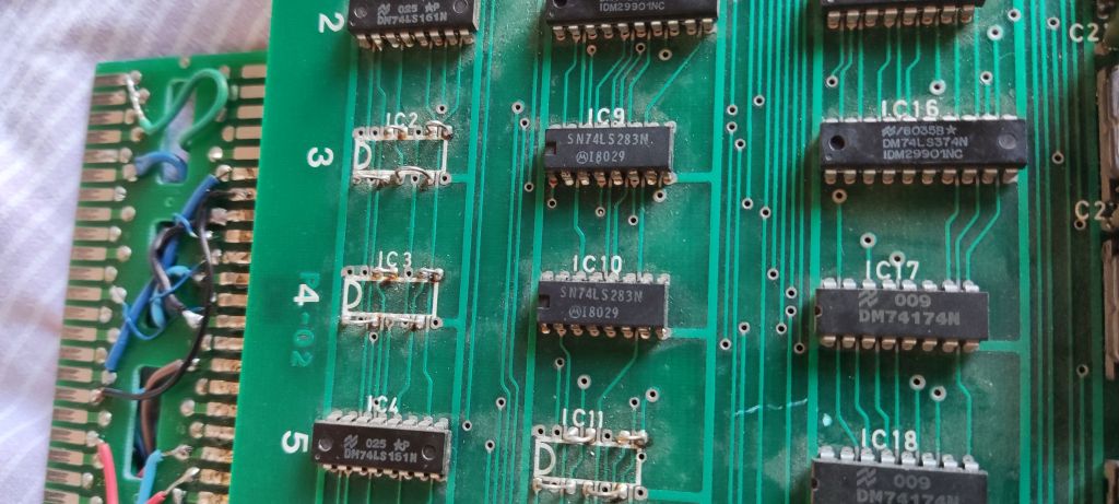 ROMs PCB component side detail 11