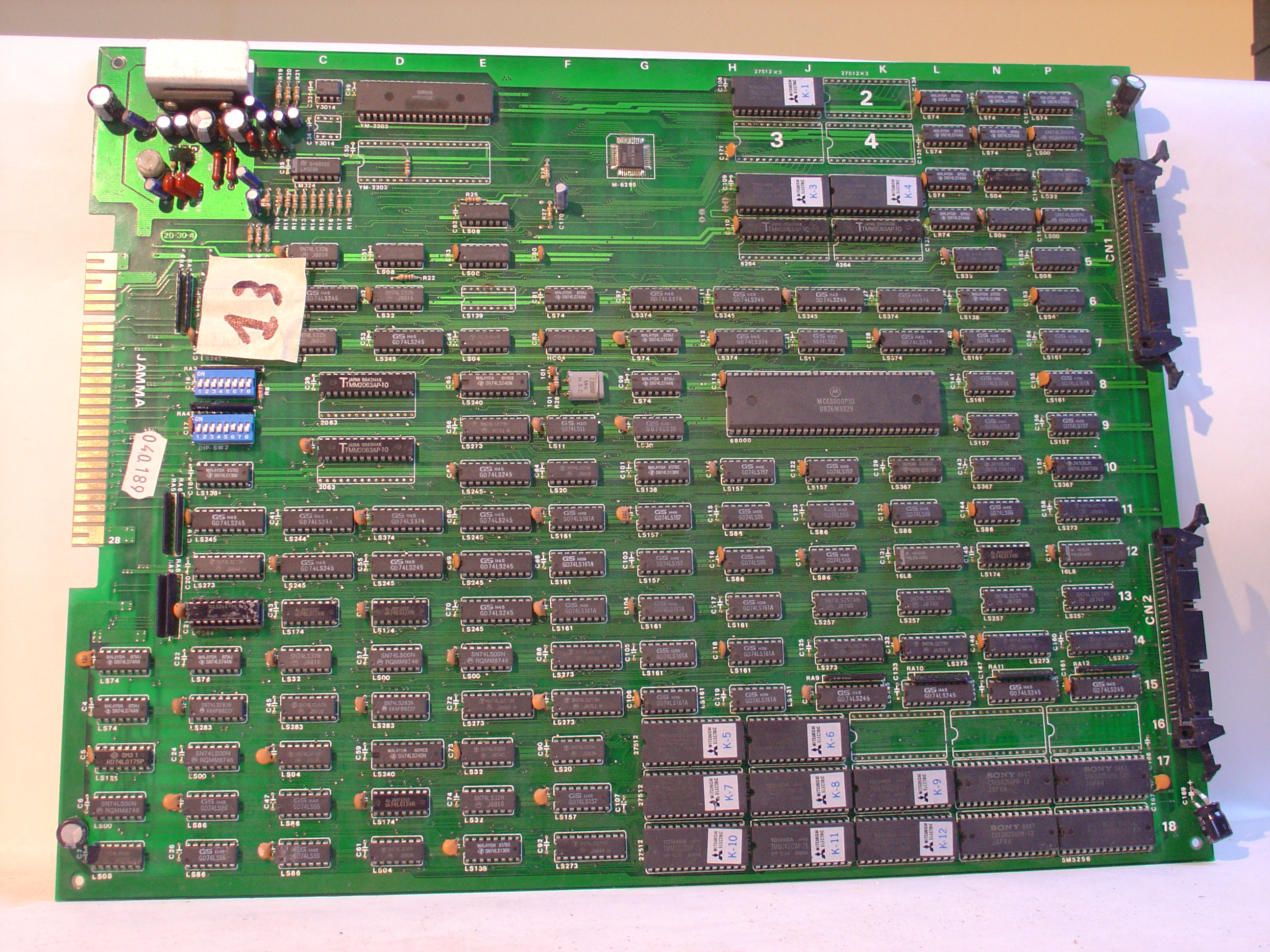 1st main PCB component side