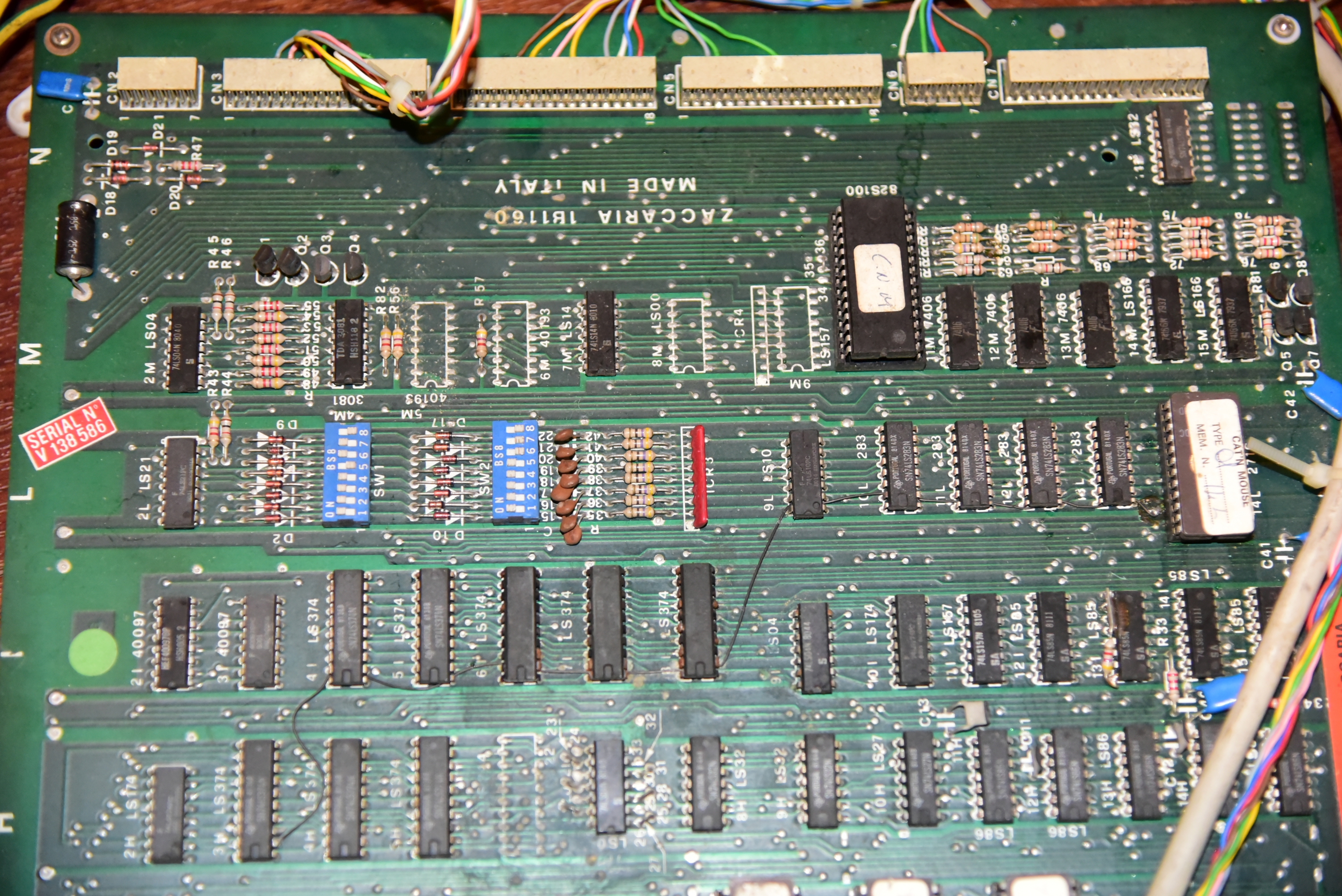 main PCB component side detail 5