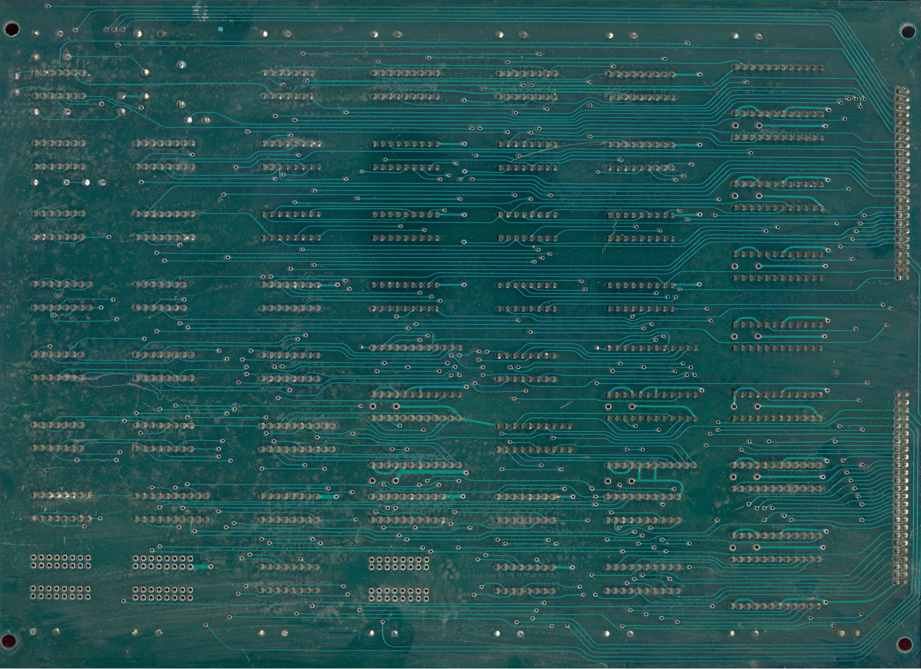 ROMs PCB solder side