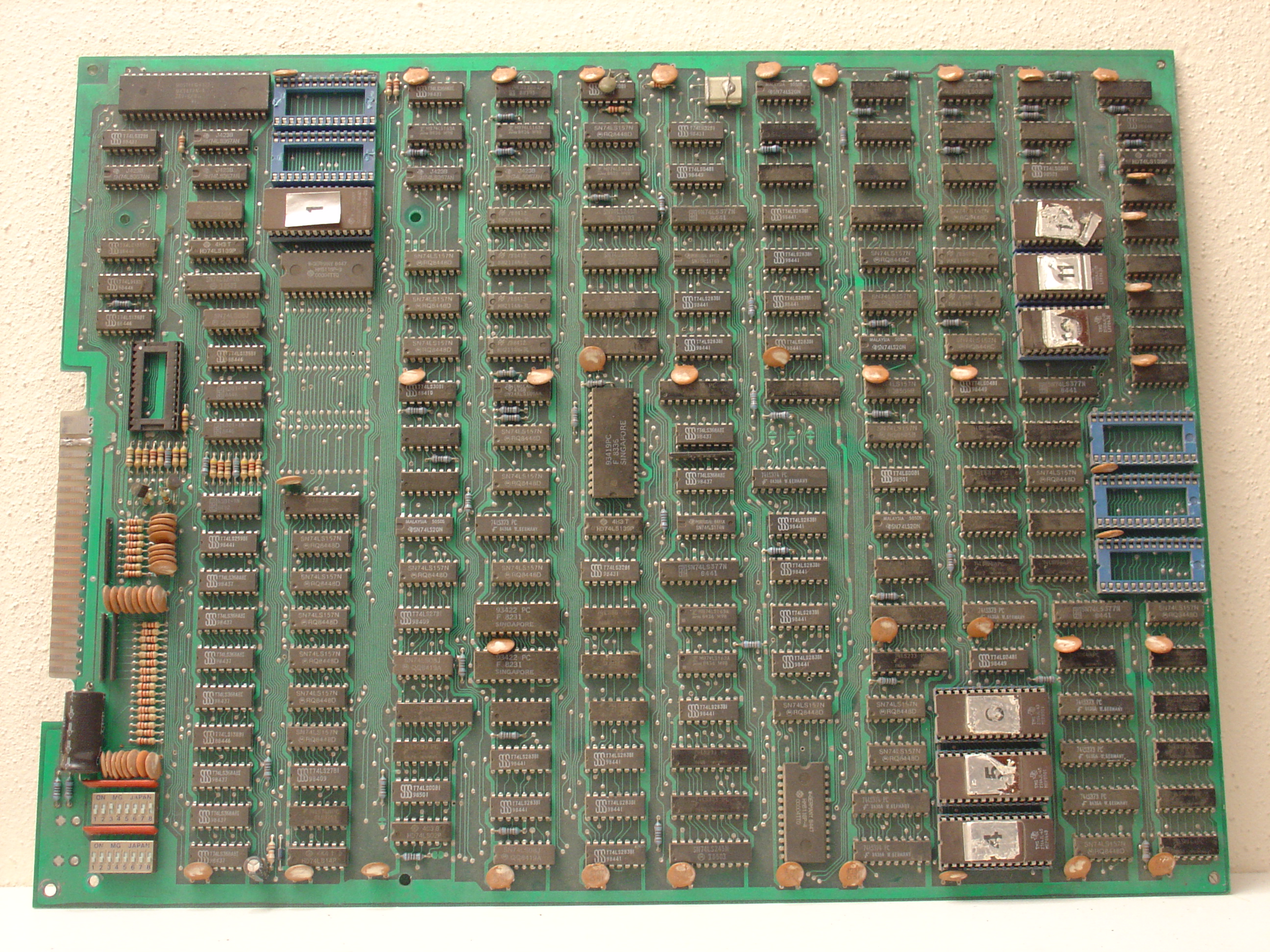 main PCB component side